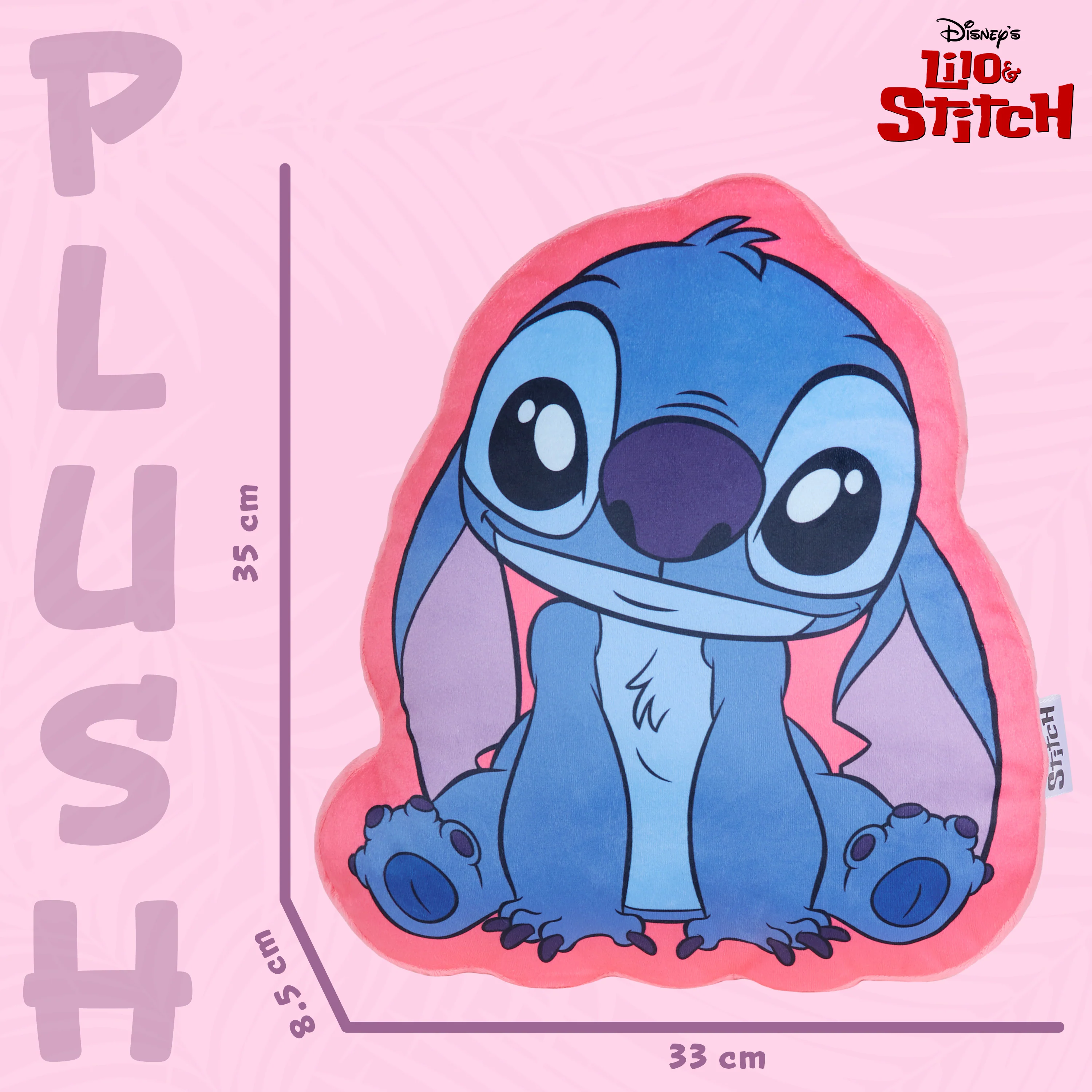 Disney Stitch 3D Plush Pillow Cushion for Sofa or Bed, Cute Kids Cuddle Cushion Soft Plushie - Image 6