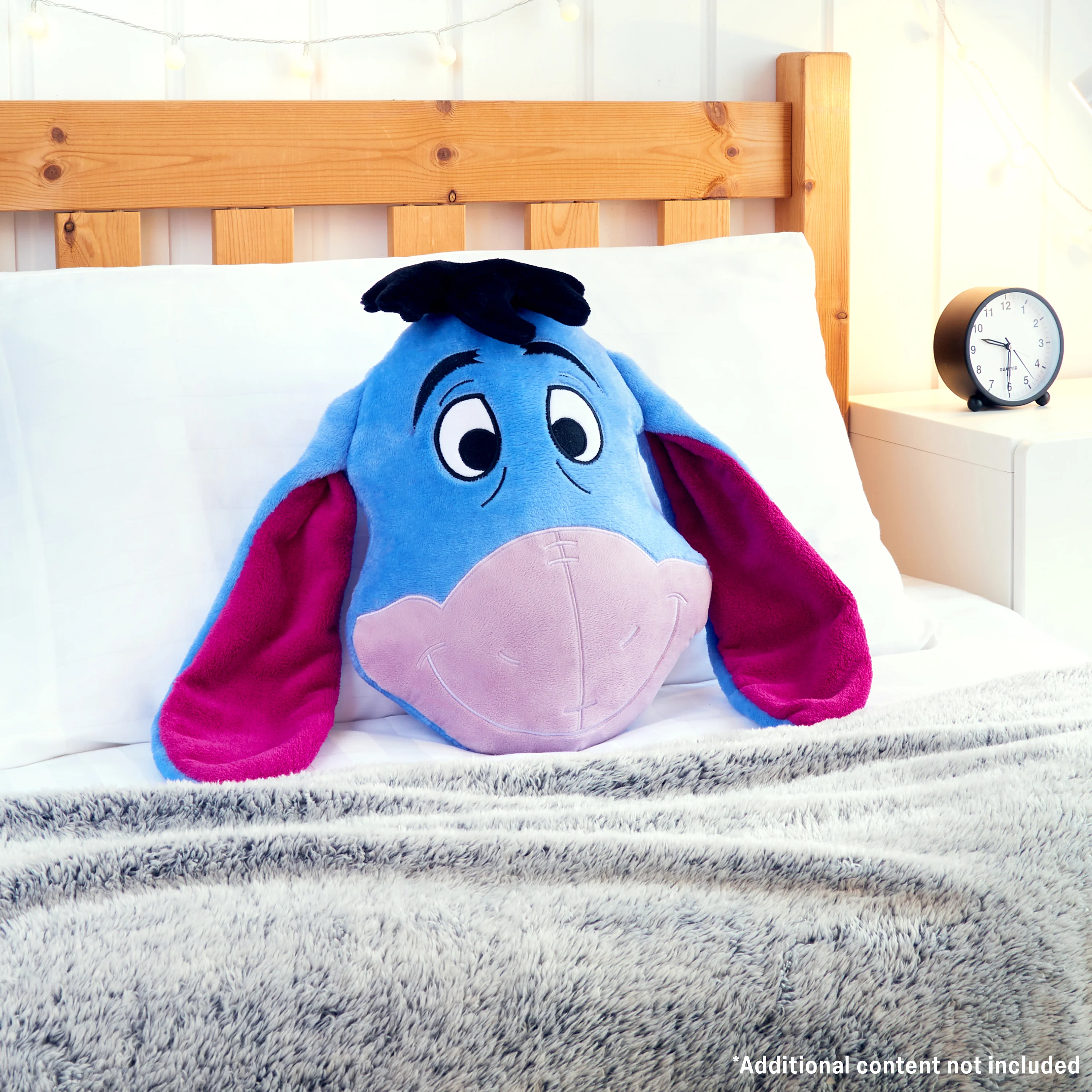 Disney Stitch 3D Plush Pillow Cushion for Sofa or Bed, Cute Kids Cuddle Cushion Soft Plushie Bedroom Accessories, Stitch Gifts for Kids (Blue Eeyore, L39 x W30) - Image 5