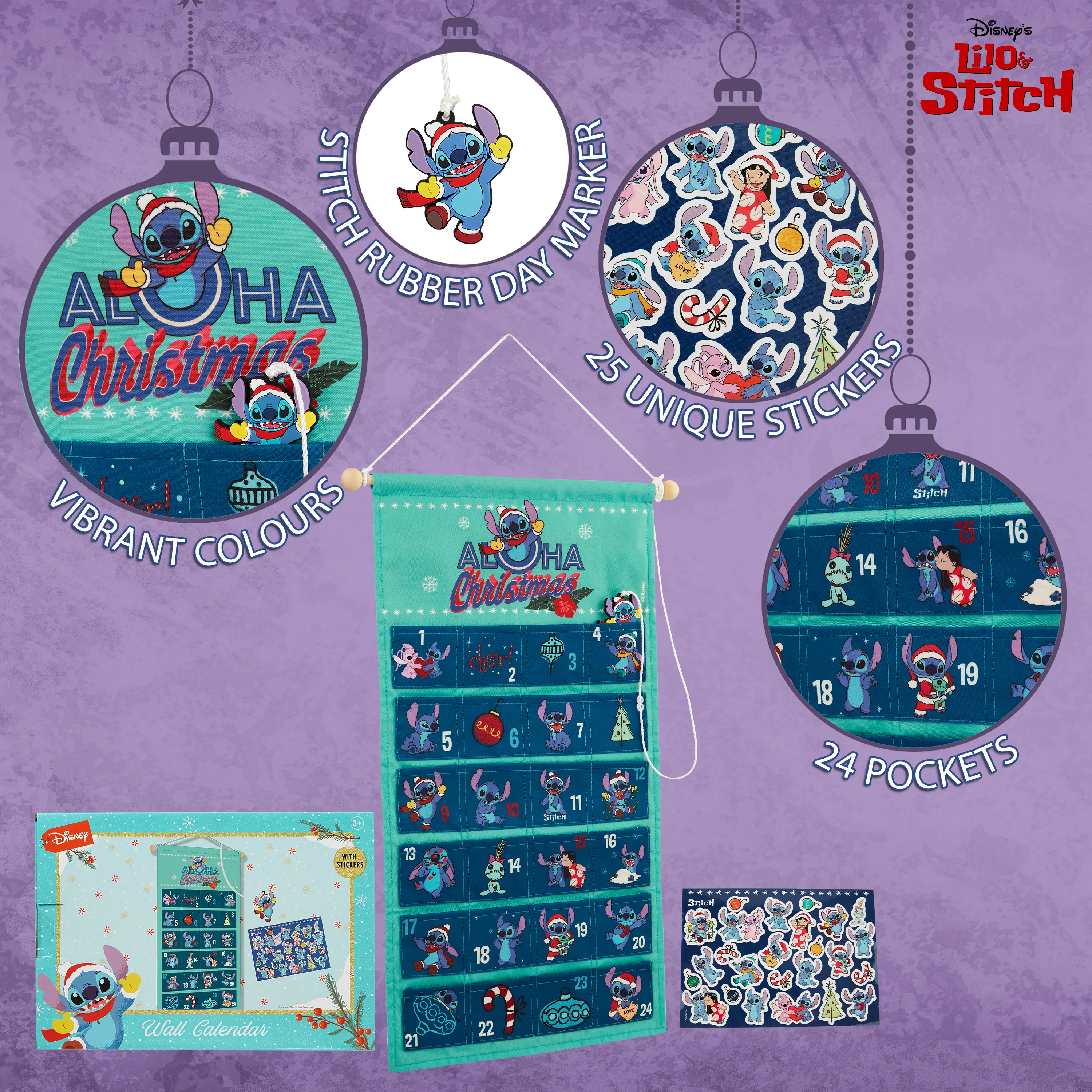 Disney Stitch Advent Calendar 2025 Kids, Fill Your Own Christmas Calendar - Image 4