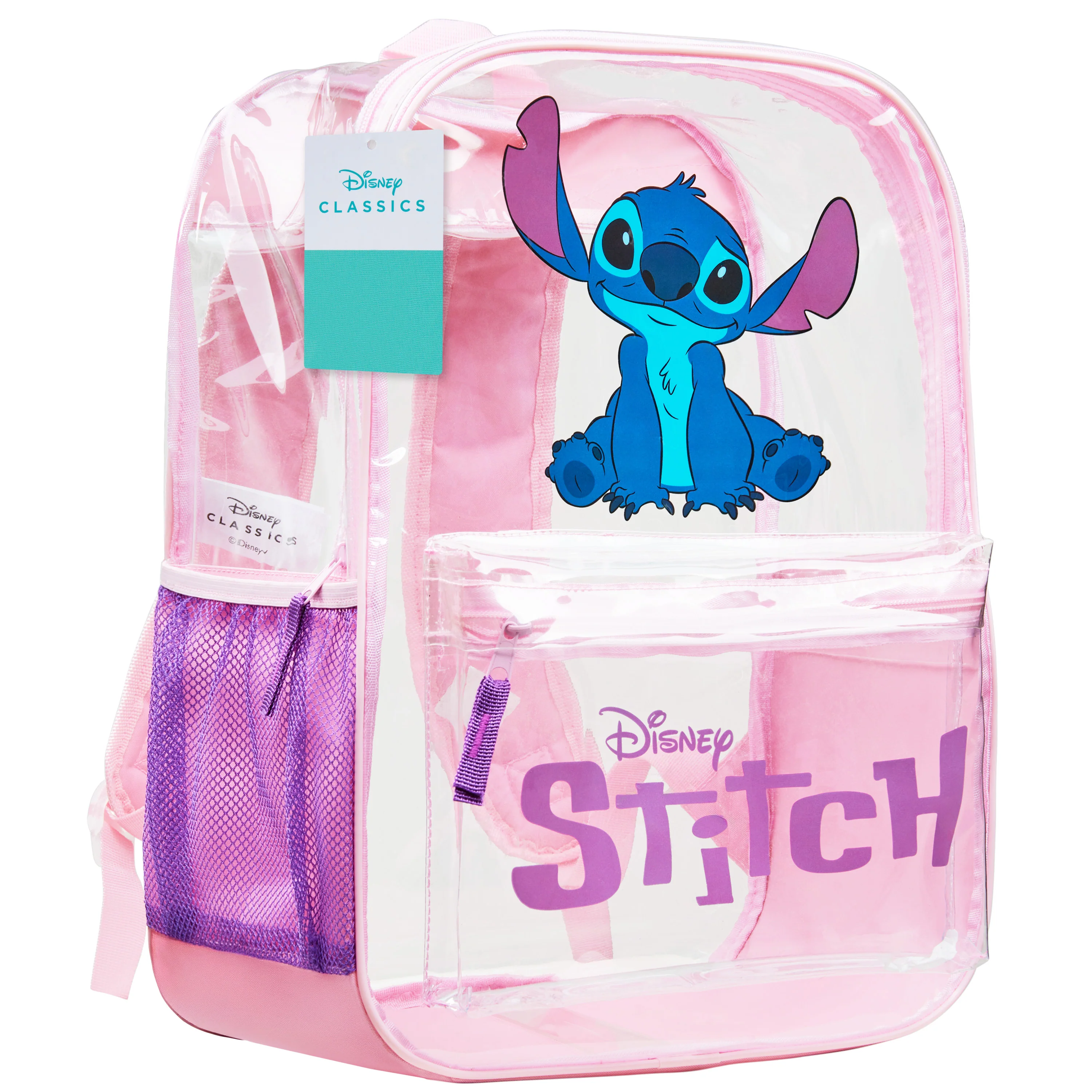 Disney Stitch Backpack Transparent School Bag for Girls Teens Fashion Rucksack Clear - Image 2