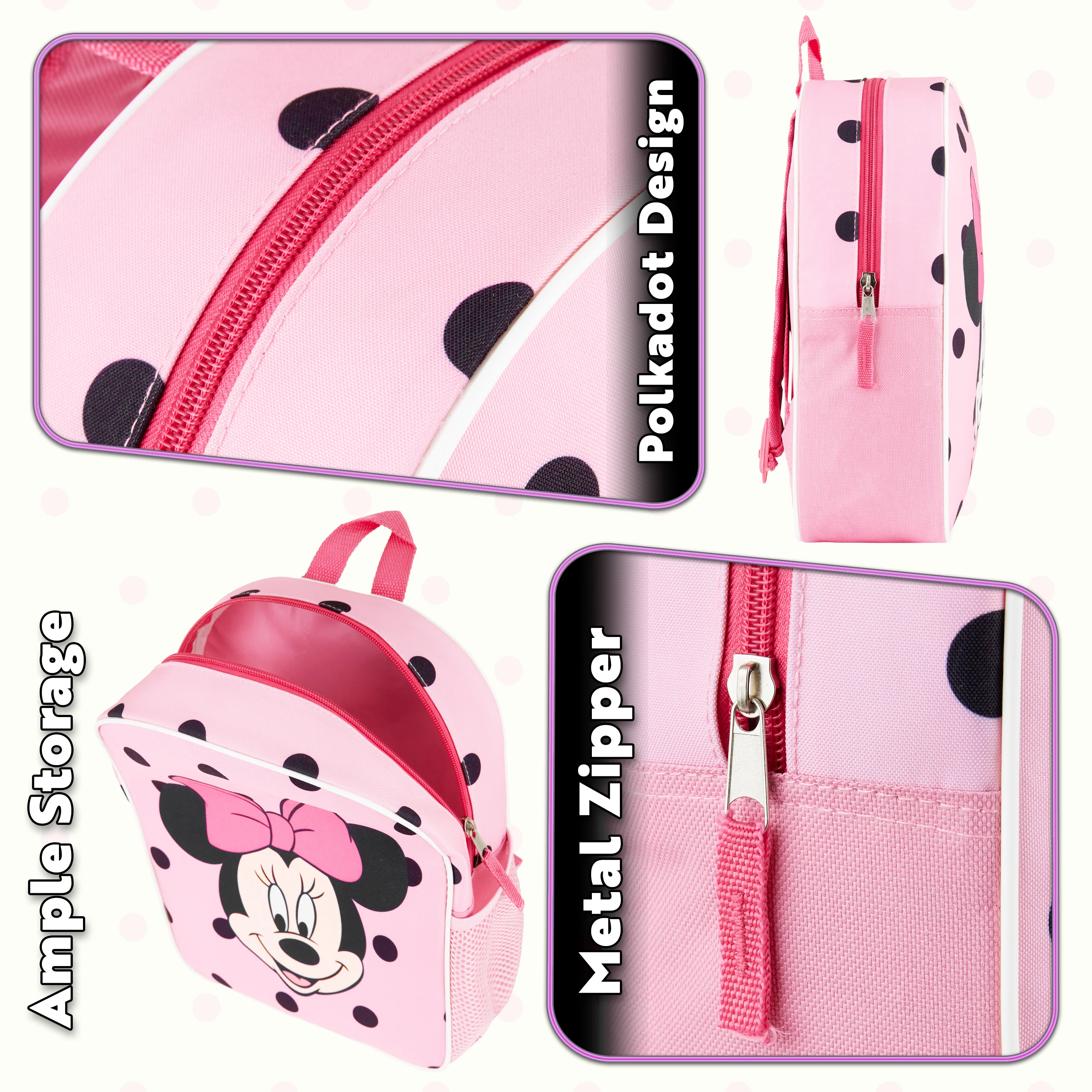 Disney Stitch Backpacks for Girls Elsa Minnie Mouse Toddler Backpack Kids Rucksack Nursery Pre School Bags for Girls Travel Holiday Stitch Gifts - Image 5