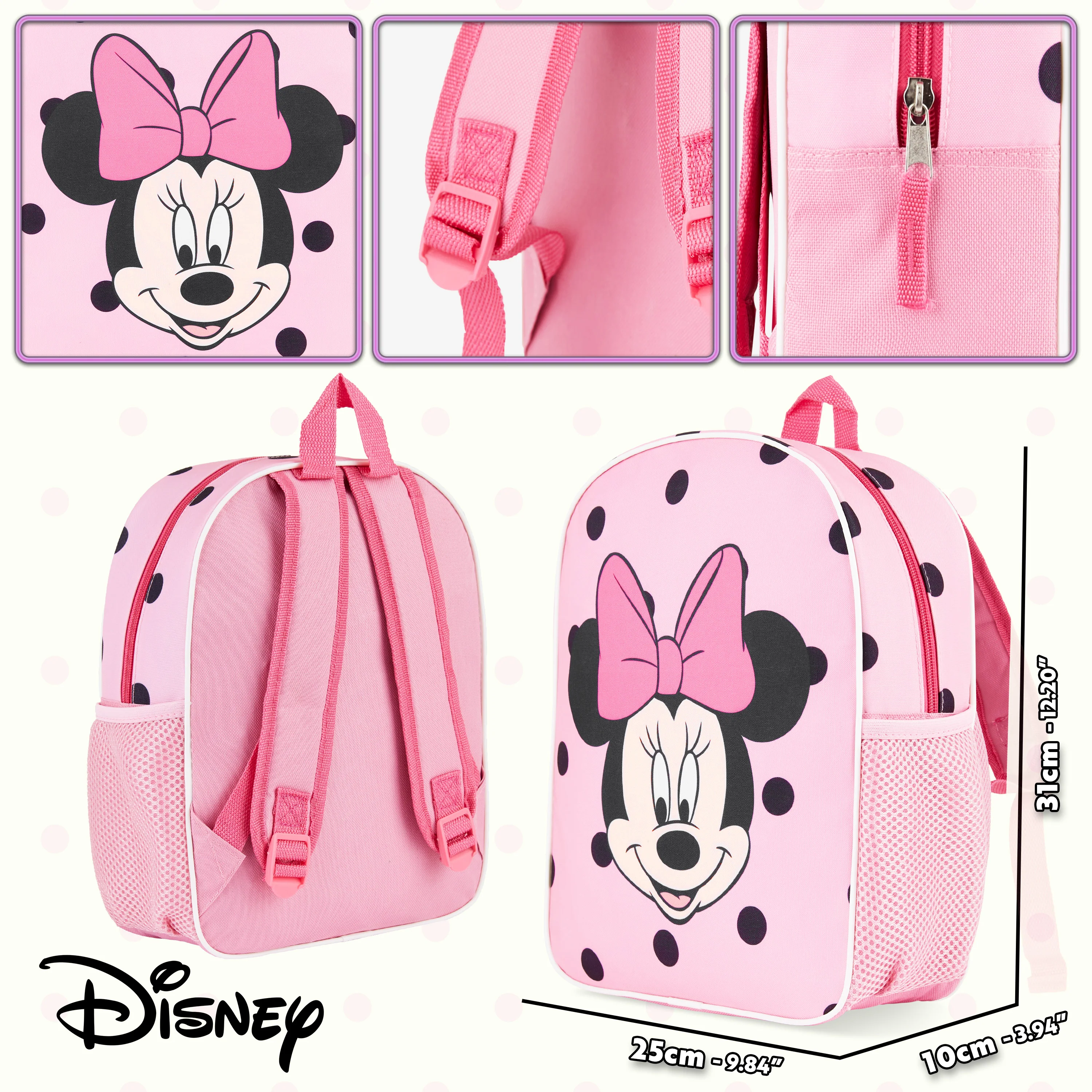 Disney Stitch Backpacks for Girls Elsa Minnie Mouse Toddler Backpack Kids Rucksack Nursery Pre School Bags for Girls Travel Holiday Stitch Gifts - Image 6