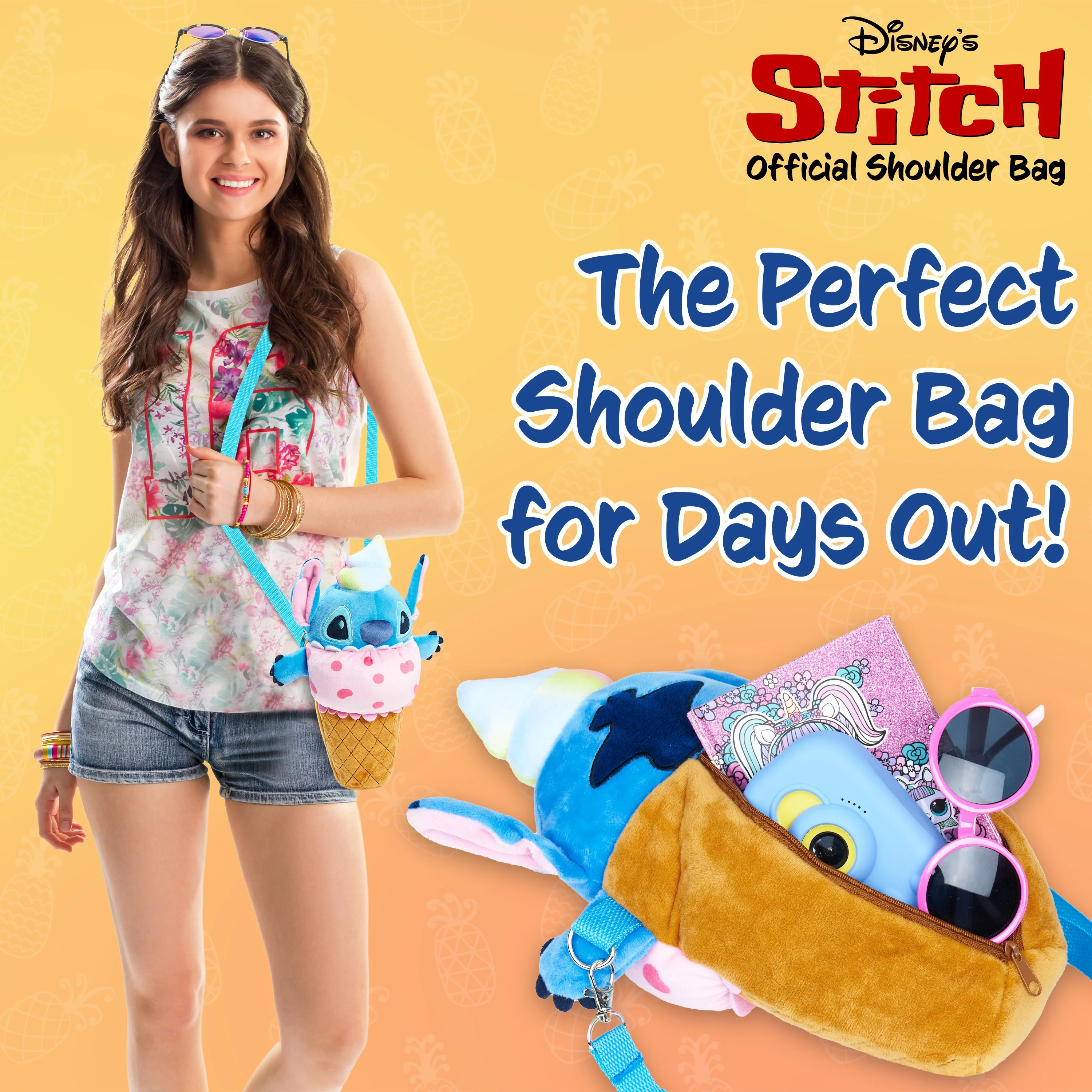 Disney Stitch Bags for Girls, Girls Shoulder Bags, 3D Crossbody Bag Stitch Gifts - Image 5