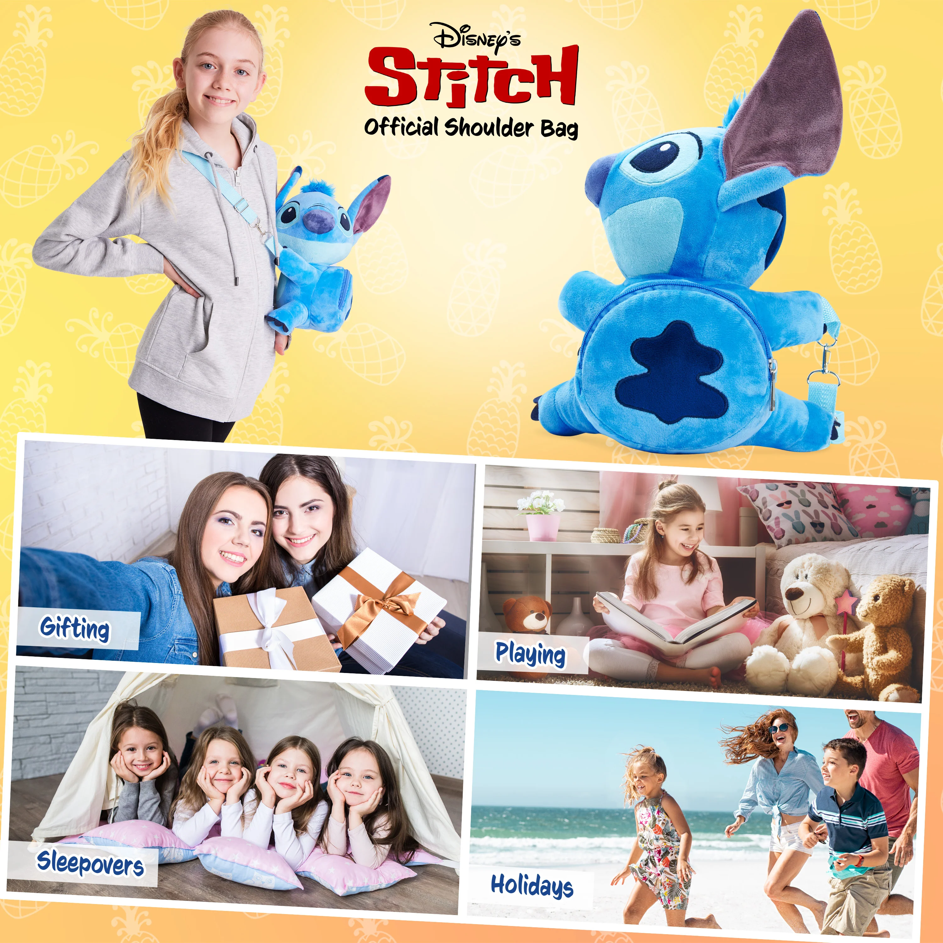 Disney Stitch Bags for Girls, Girls Shoulder Bags, 3D Crossbody Bag Stitch Gifts - Image 3