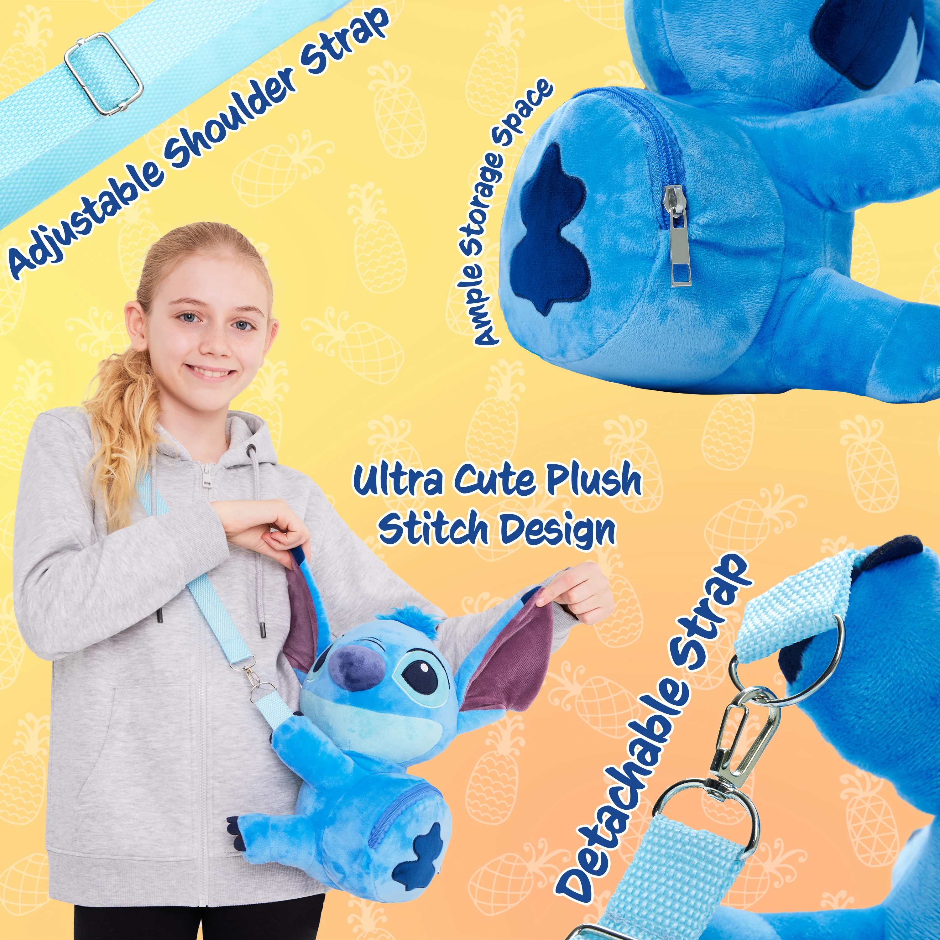 Disney Stitch Bags for Girls, Girls Shoulder Bags, 3D Crossbody Bag Stitch Gifts - Image 4