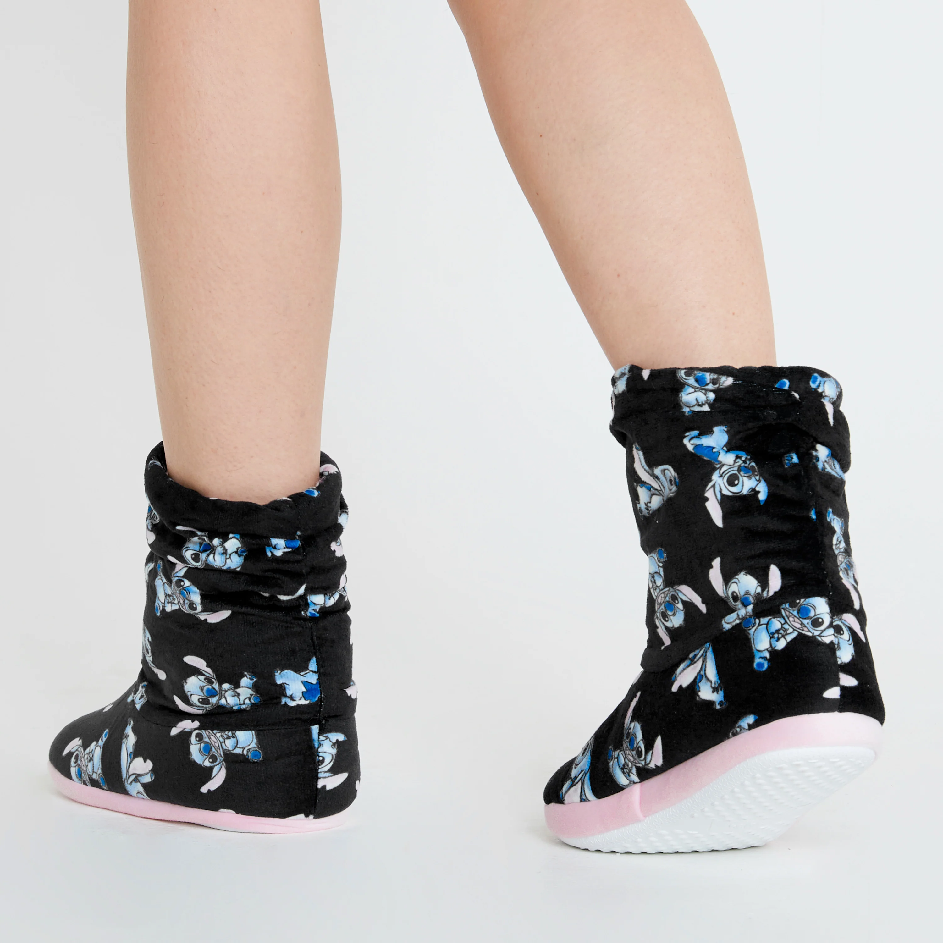 Disney Stitch Boot Slippers Women and Teenagers Warm Plush Baby Yoda House Shoes Size 2-7 Non Slip Sole Gifts for Her - Image 4