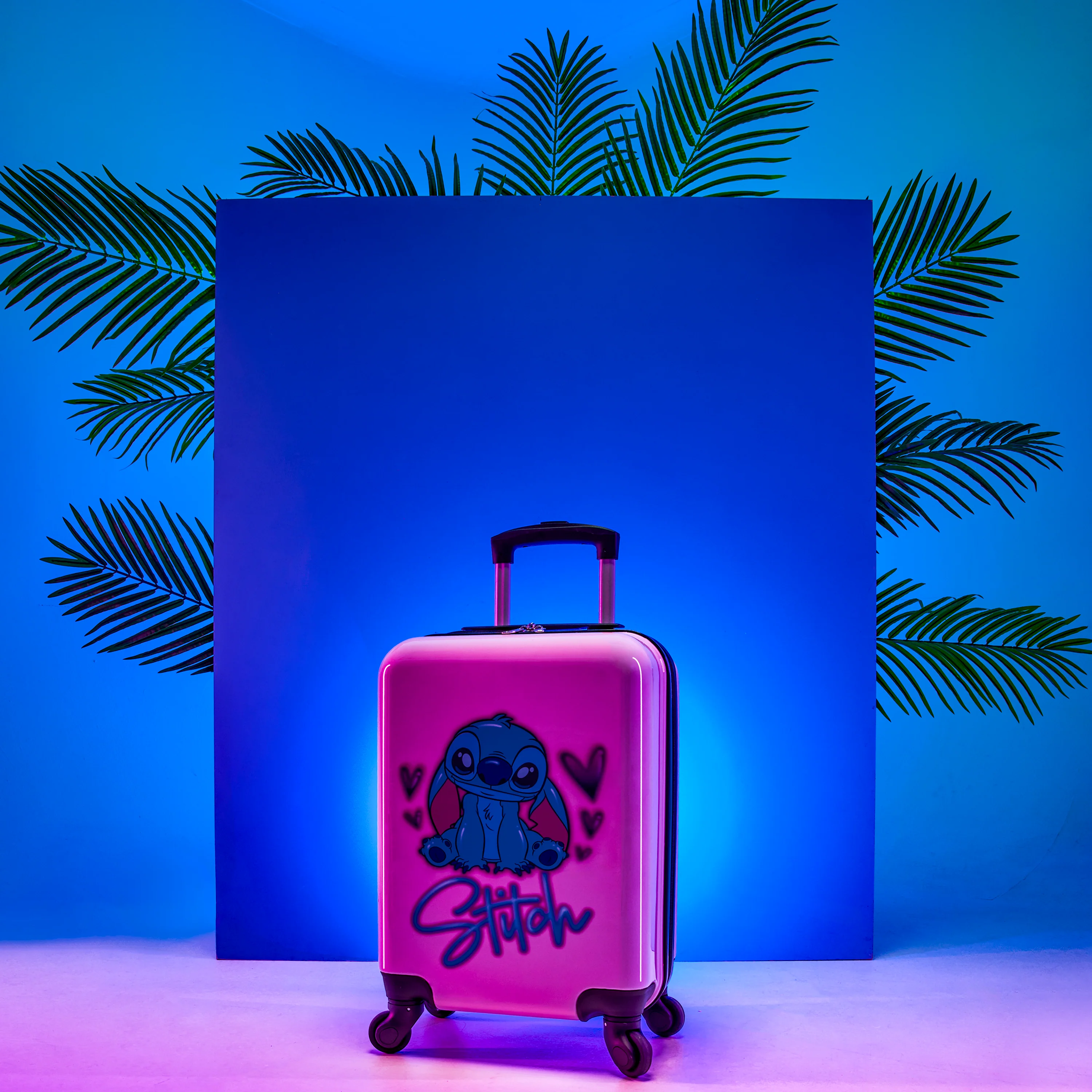 Disney Stitch Carry On Travel Bag - Pink Stitch Small - Image 2