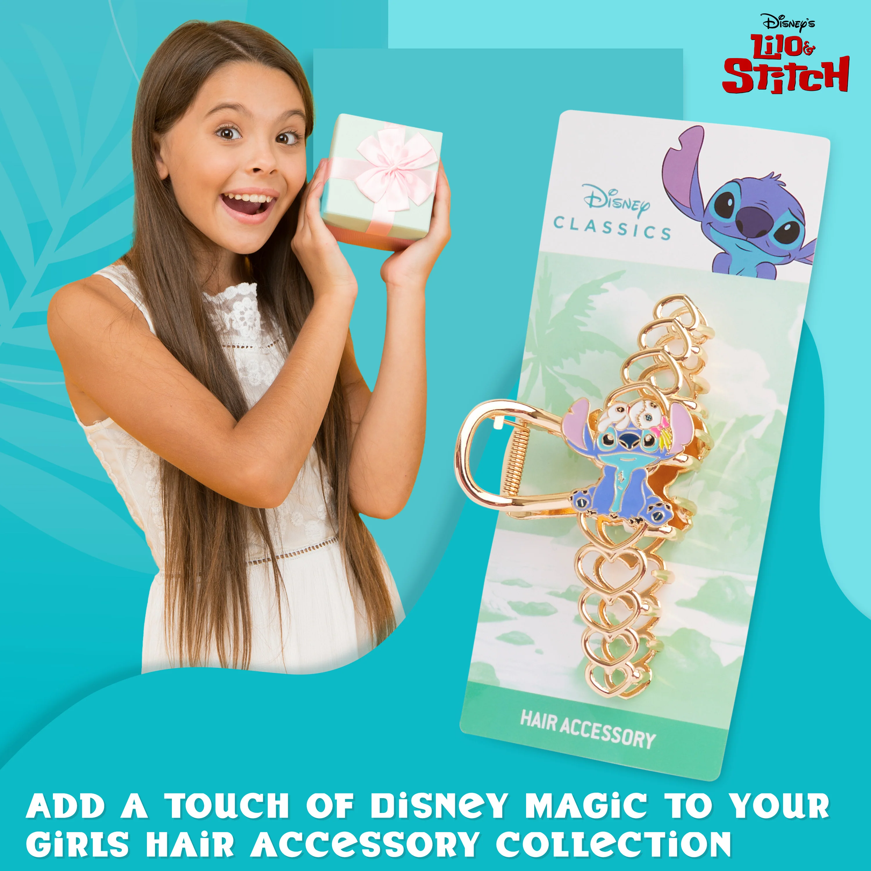 Disney Stitch Claw Hair Clip for Girls Teenagers, Cute Hair Accessories - Gifts for Girls - Image 3