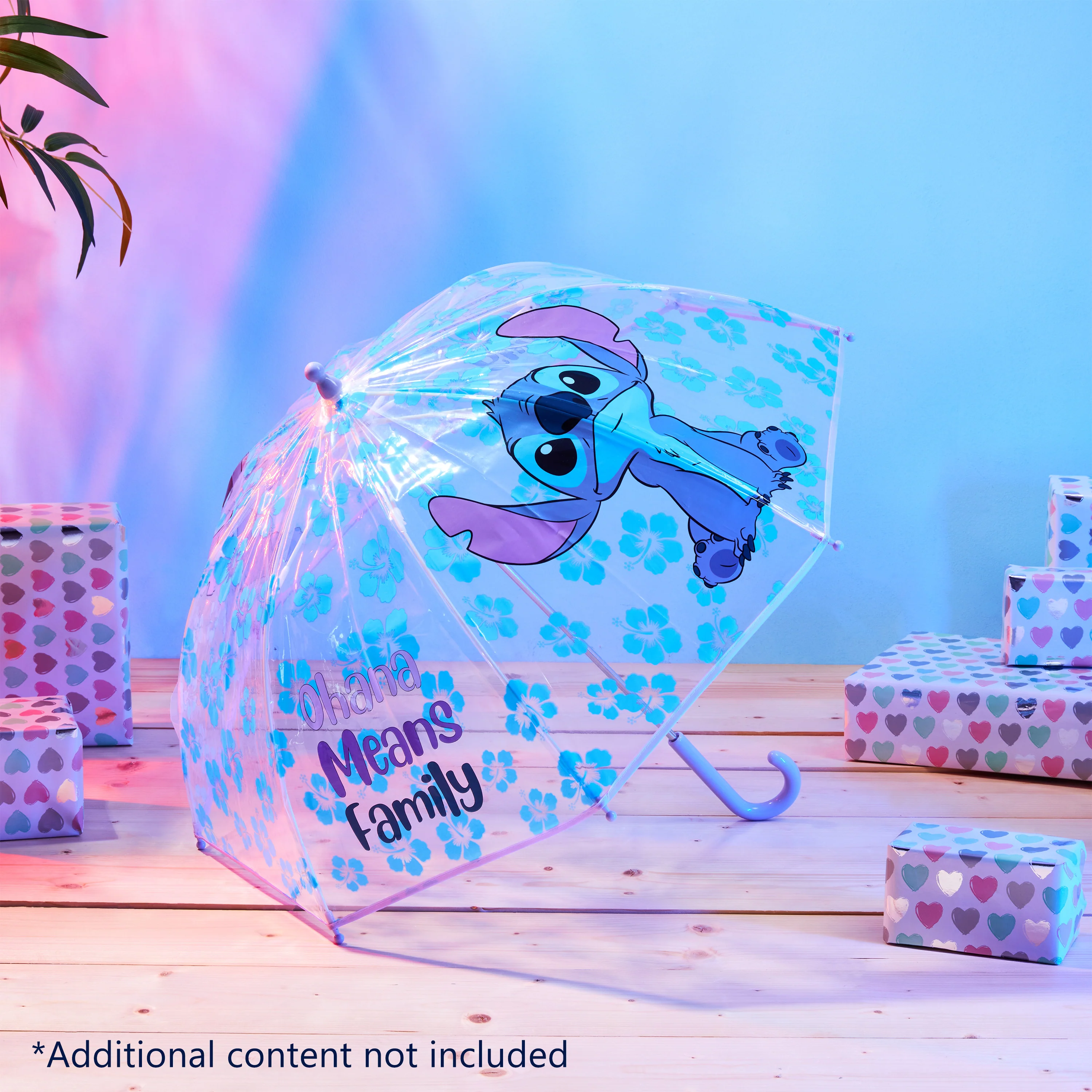 Disney Stitch Clear Dome Umbrella for Girls - Transparent Umbrella - Image 2