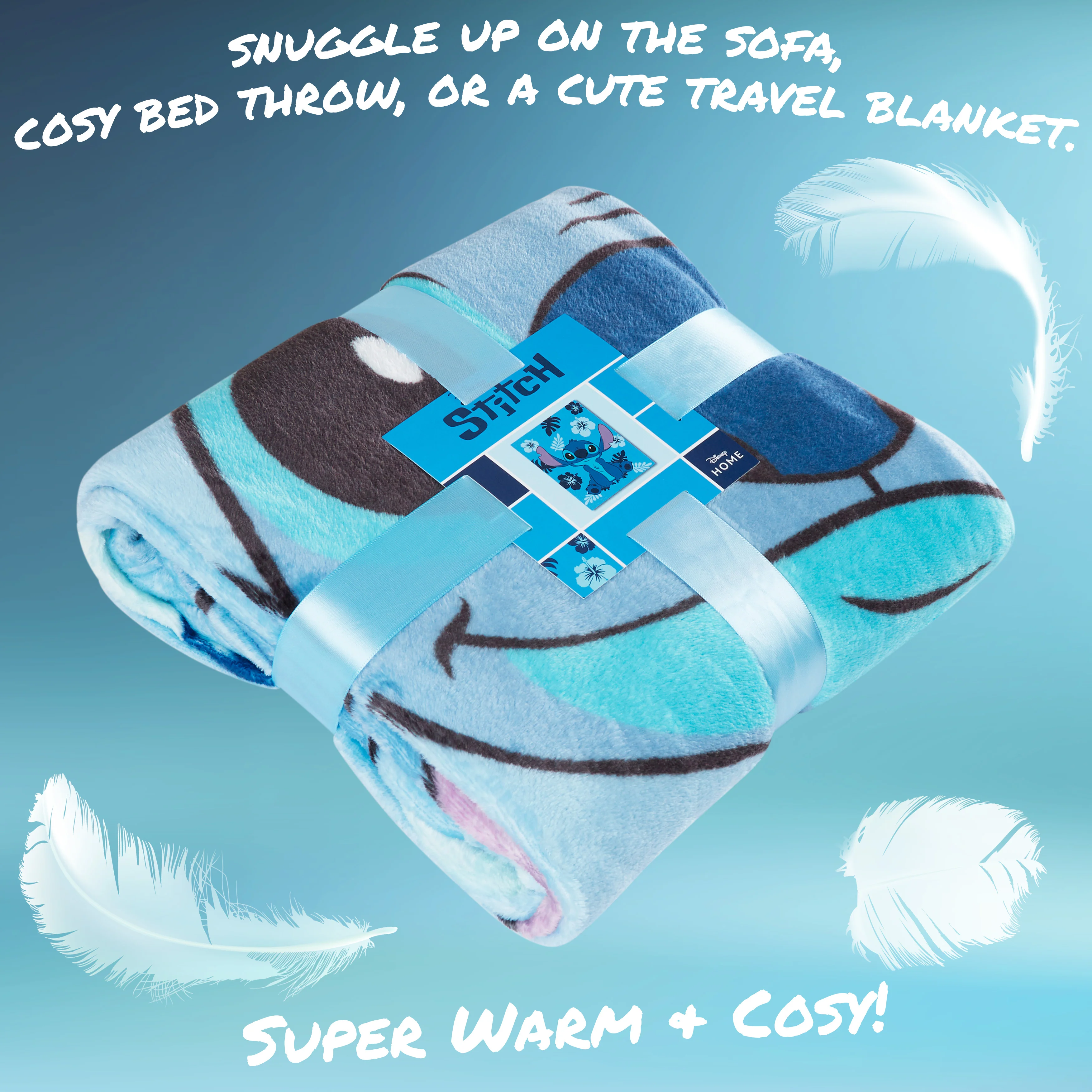 Disney Stitch Fleece Bed Blanket Soft Cosy Bed Throw Bedroom Decor Plush Throw - Image 6
