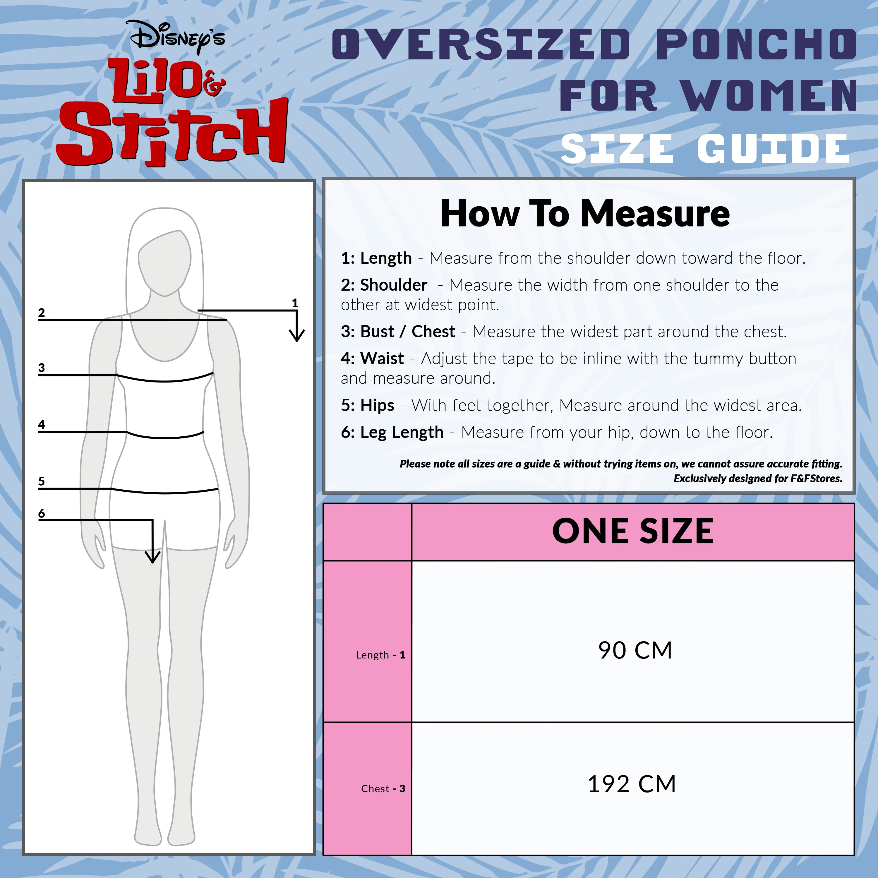 Disney Stitch Fleece Hoodie Women Teenagers Oversized Fleece Poncho Stitch Gifts - Image 6