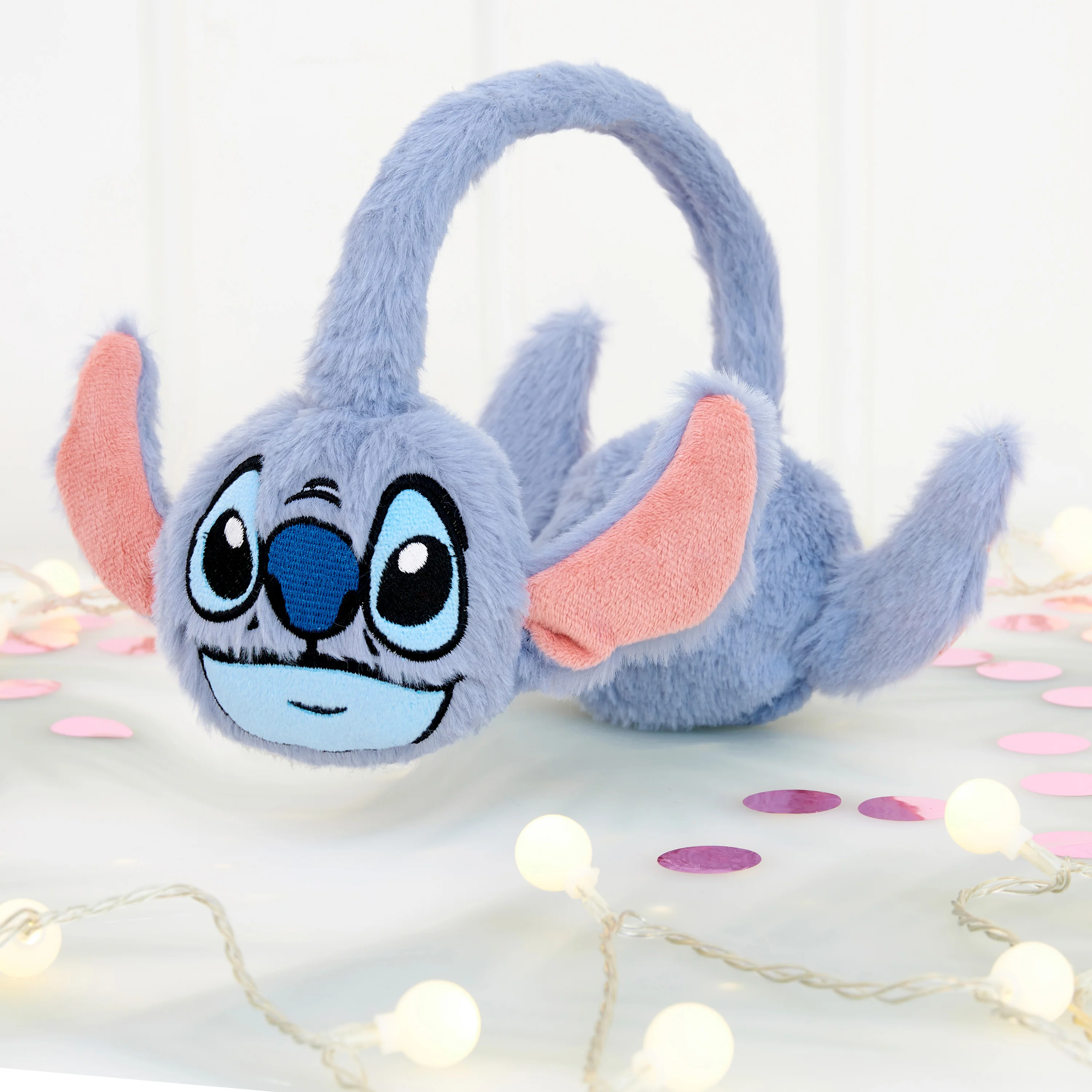 Disney Stitch Fluffy Earmuffs for Girls, Cosy Winter Accessories - Cute Gifts for Girls - Image 2