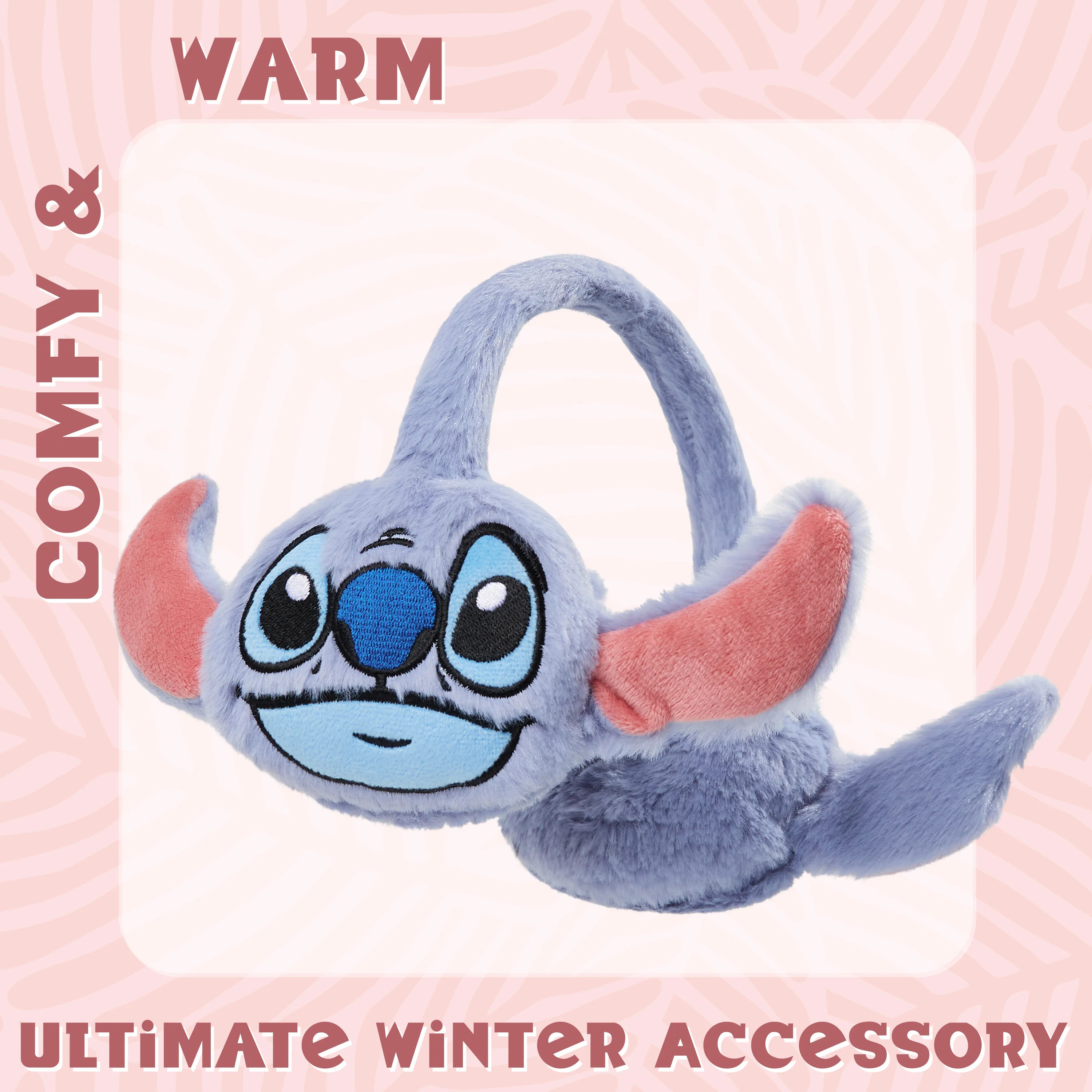 Disney Stitch Fluffy Earmuffs for Girls, Cosy Winter Accessories - Cute Gifts for Girls - Image 4