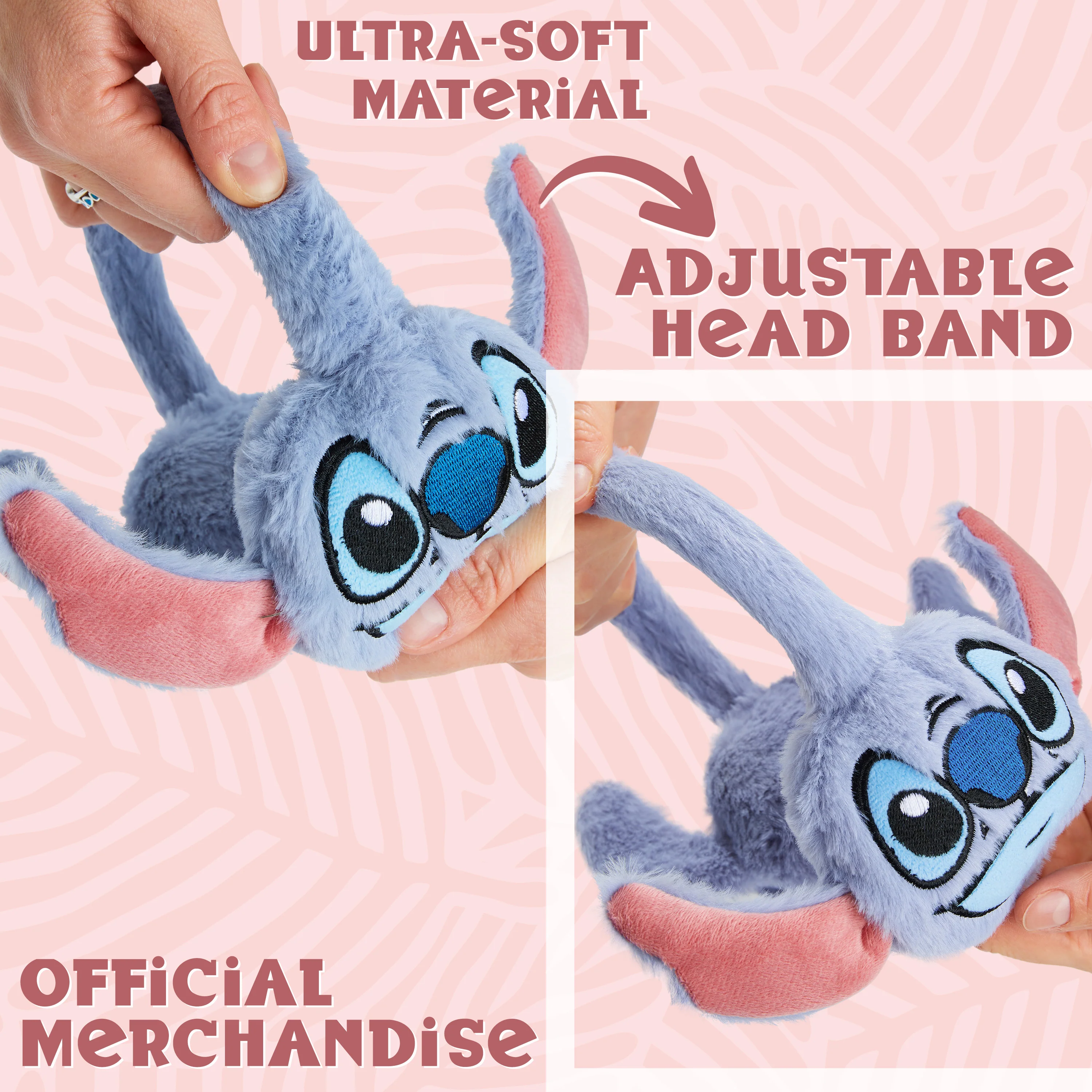 Disney Stitch Fluffy Earmuffs for Girls, Cosy Winter Accessories - Cute Gifts for Girls - Image 6
