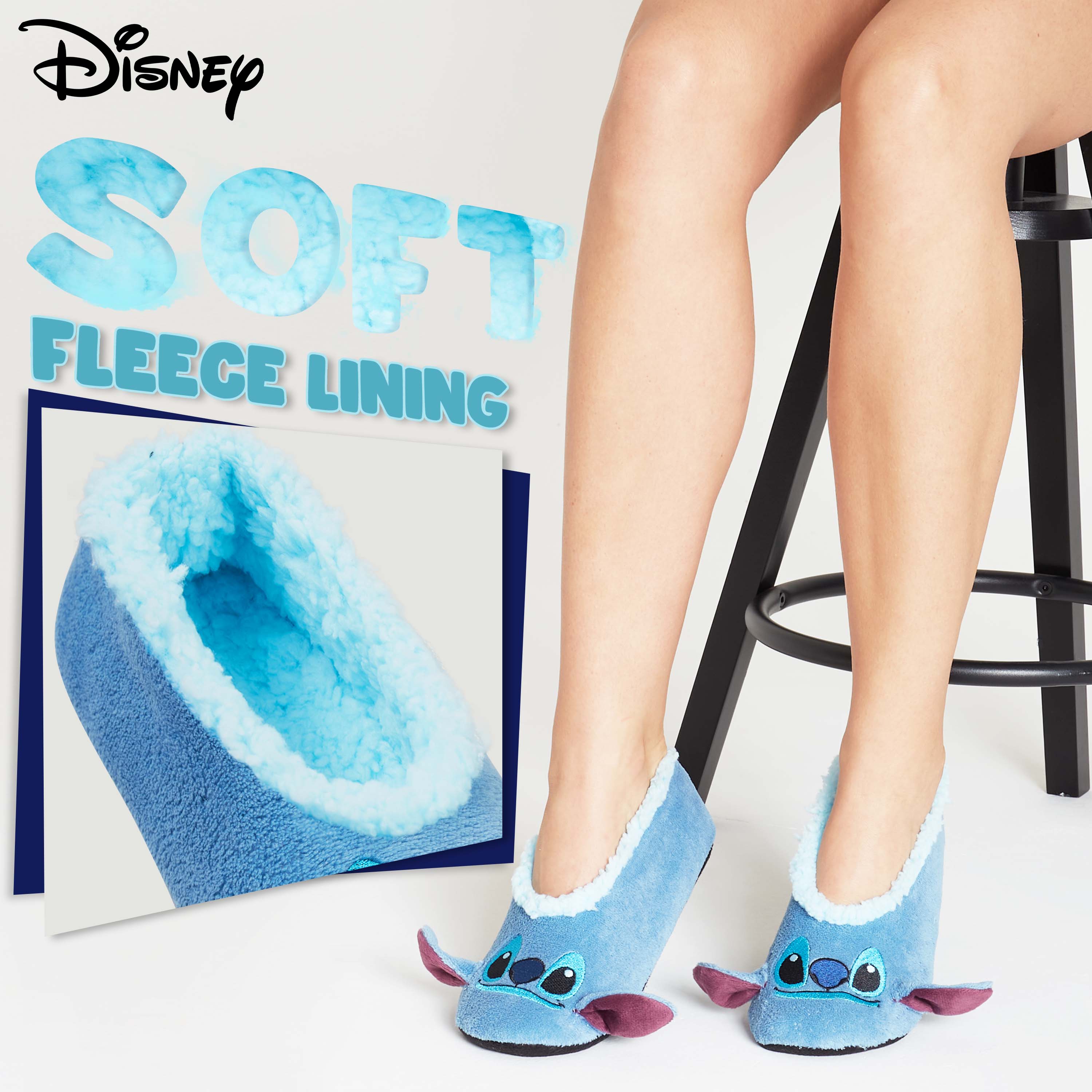 Disney Stitch Fluffy Slippers Socks for Women, Ballet Slippers Non Slip, Stitch Gifts - Image 3