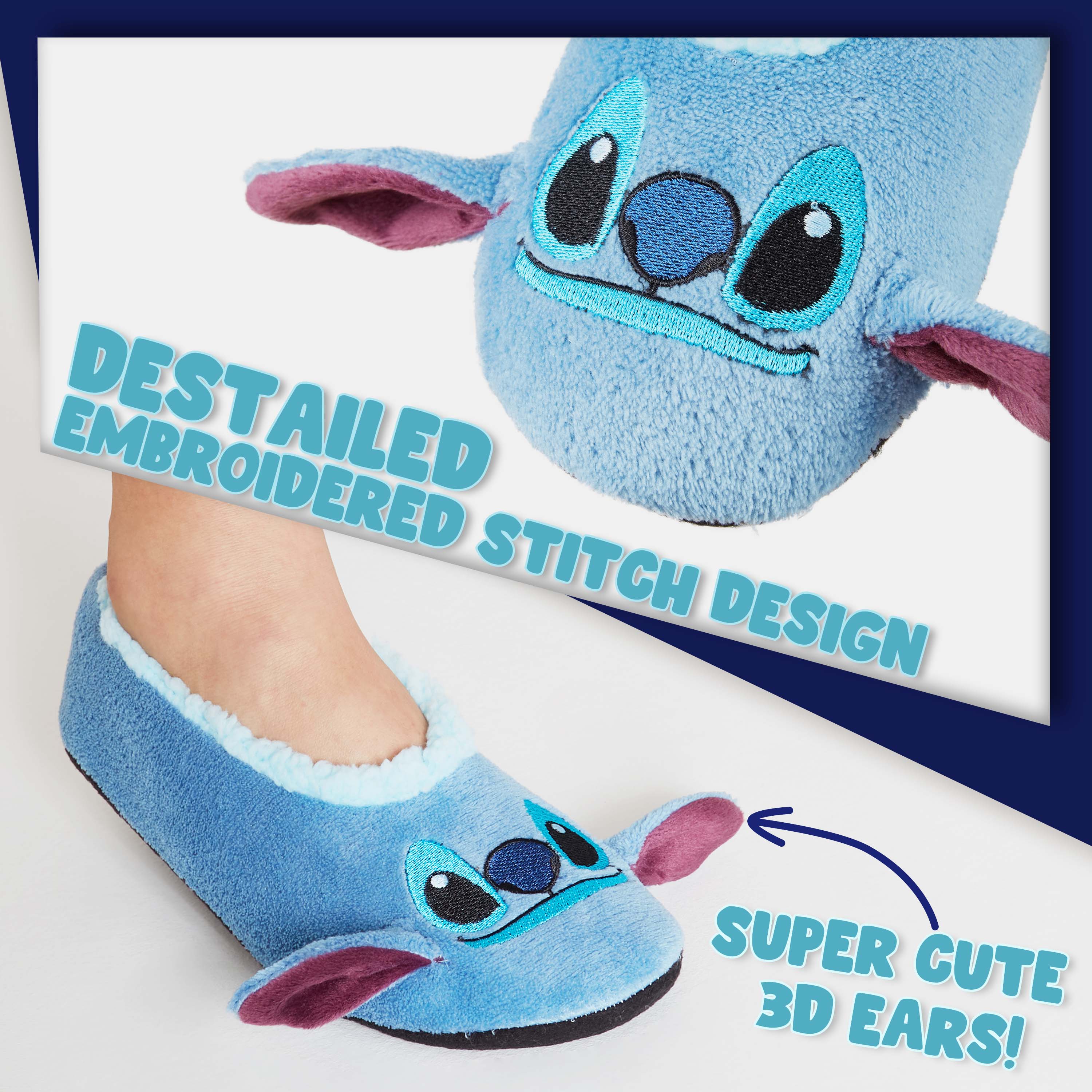 Disney Stitch Fluffy Slippers Socks for Women, Ballet Slippers Non Slip, Stitch Gifts - Image 4