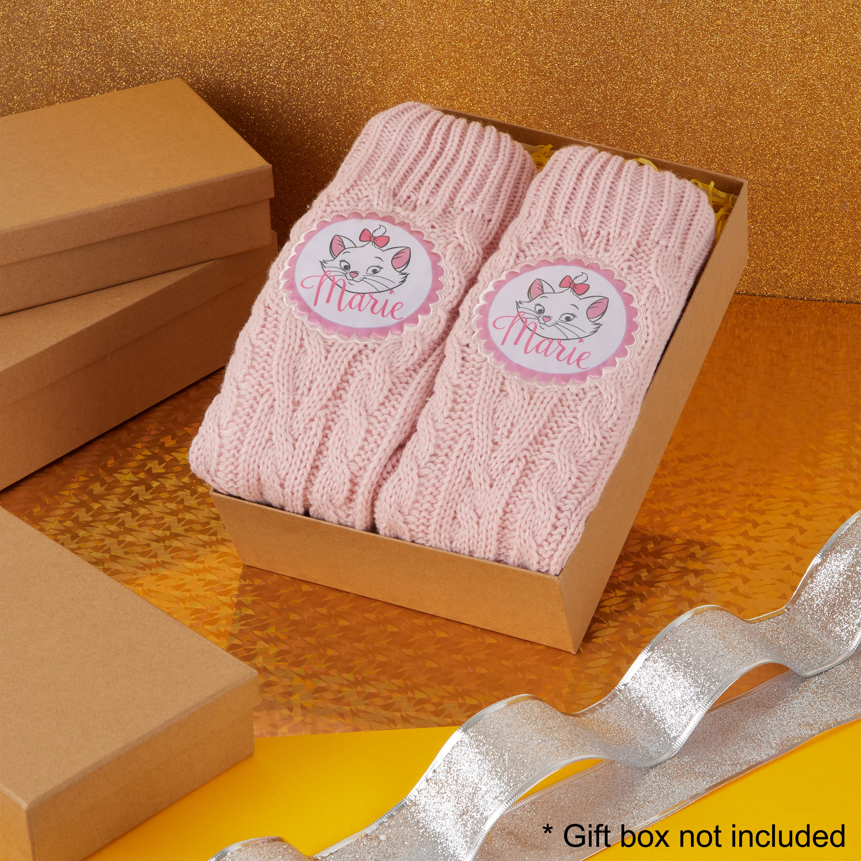 Disney Stitch Fluffy Socks for Women - Pink Marie - Image 2