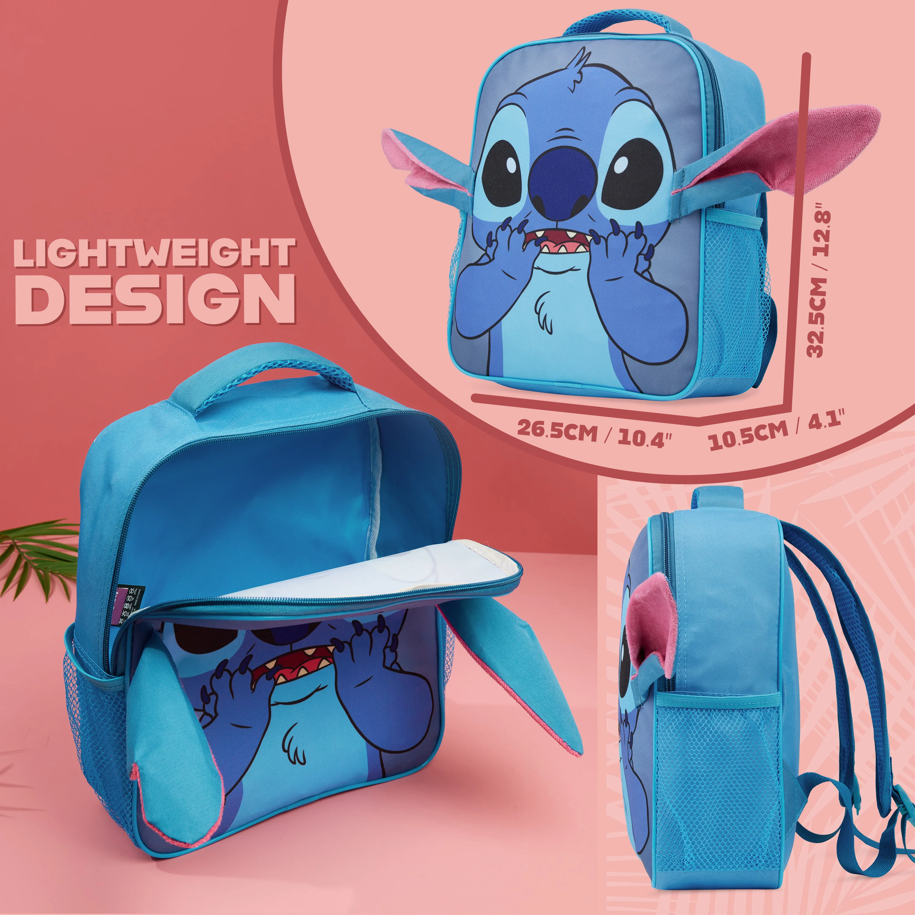 Disney Stitch Girls Backpack for Kids & Toddlers Cute Rucksack Preschool Nursery Bag