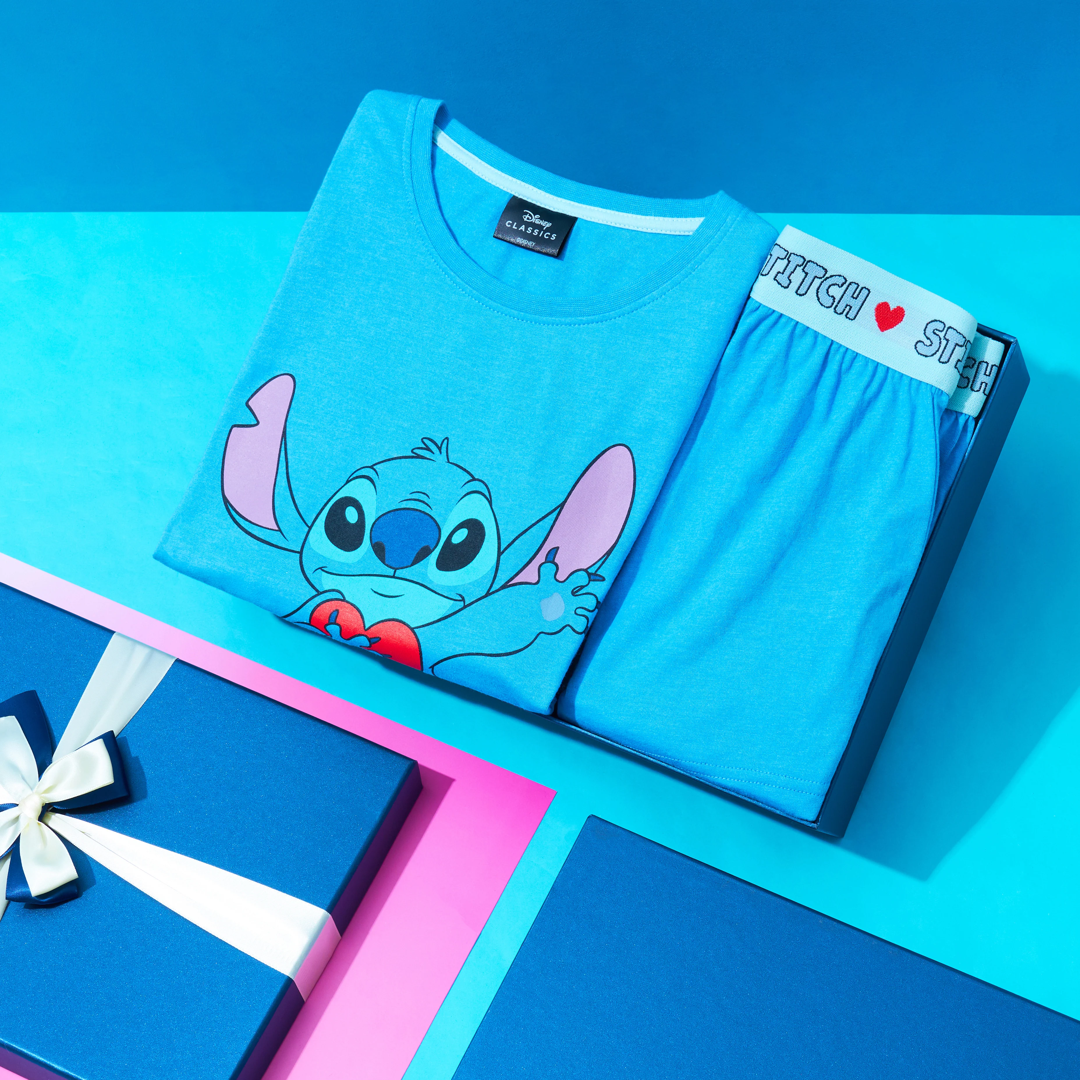 Disney Stitch Girls Pyjamas for Kids and Teens 2 Piece Nightwear - Image 2