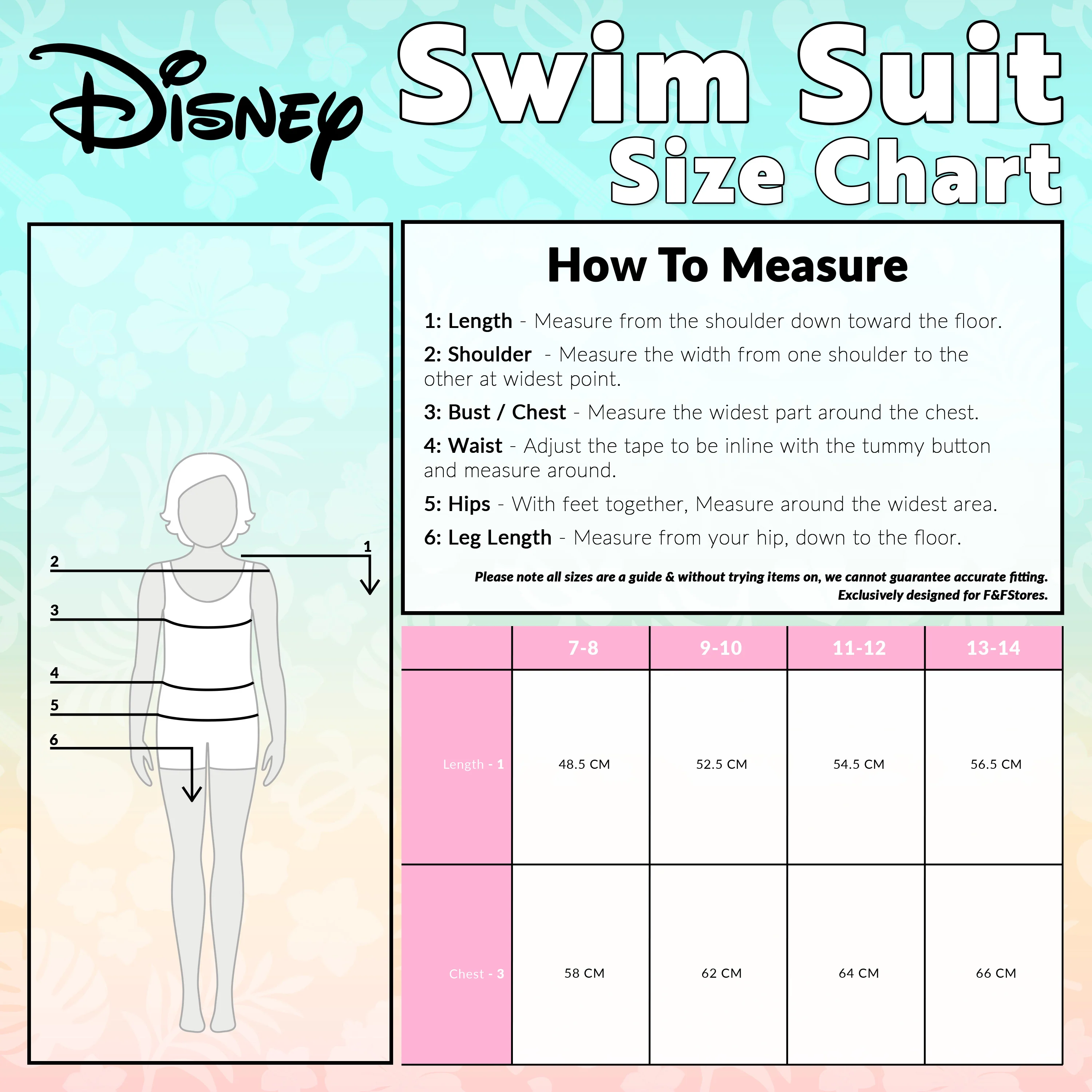 Disney Stitch Girls Swimming Costume Summer Long Sleeve Teenagers Swimwear - Image 6