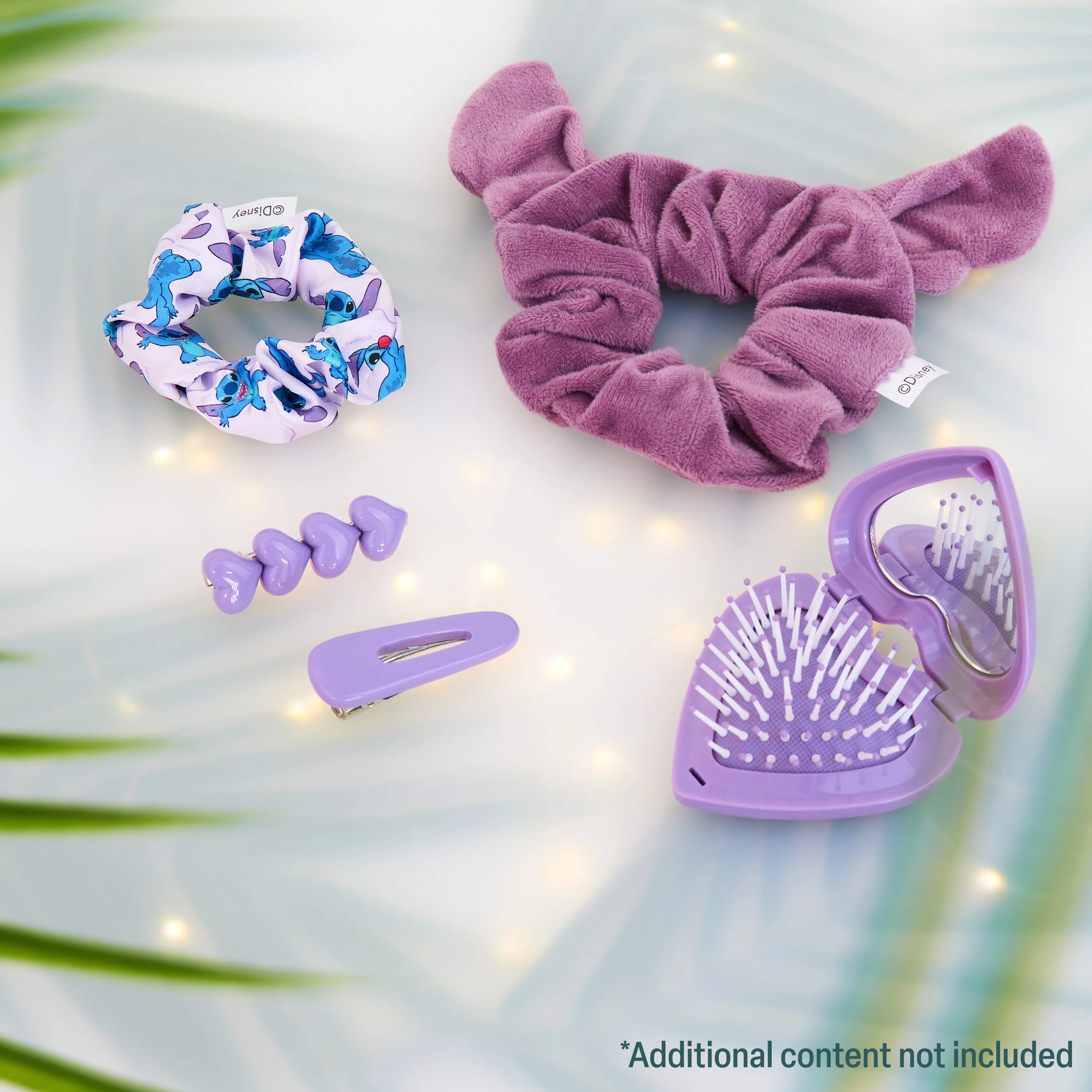 Disney Stitch Hair Clips and Hair Accessories Set Scrunchie Brush - Stitch Gifts - Image 2