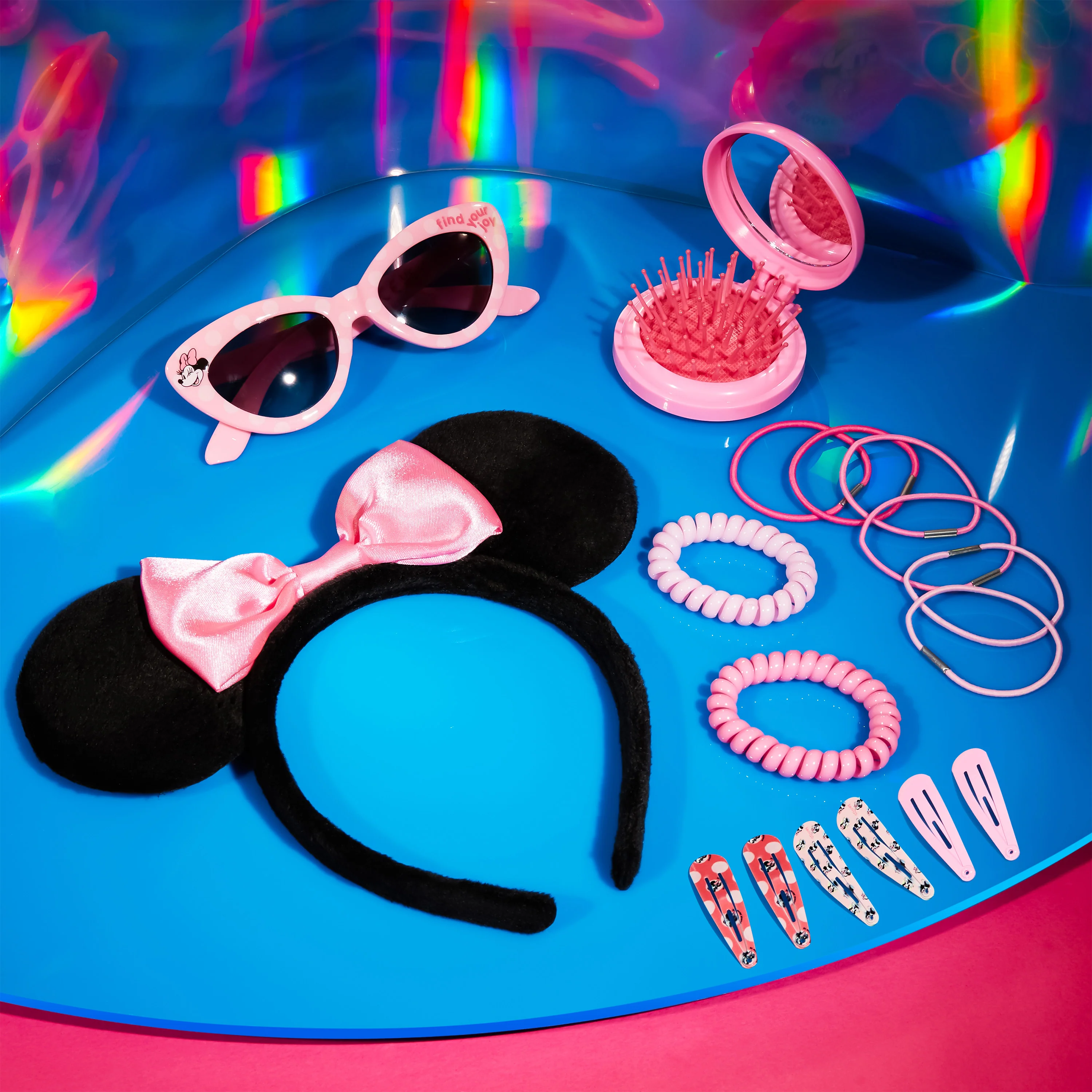 Disney Stitch Handbag for Kids Cute Shoulder Bag with UV400 Sunglasses Hair Clip Hair bands - Image 5