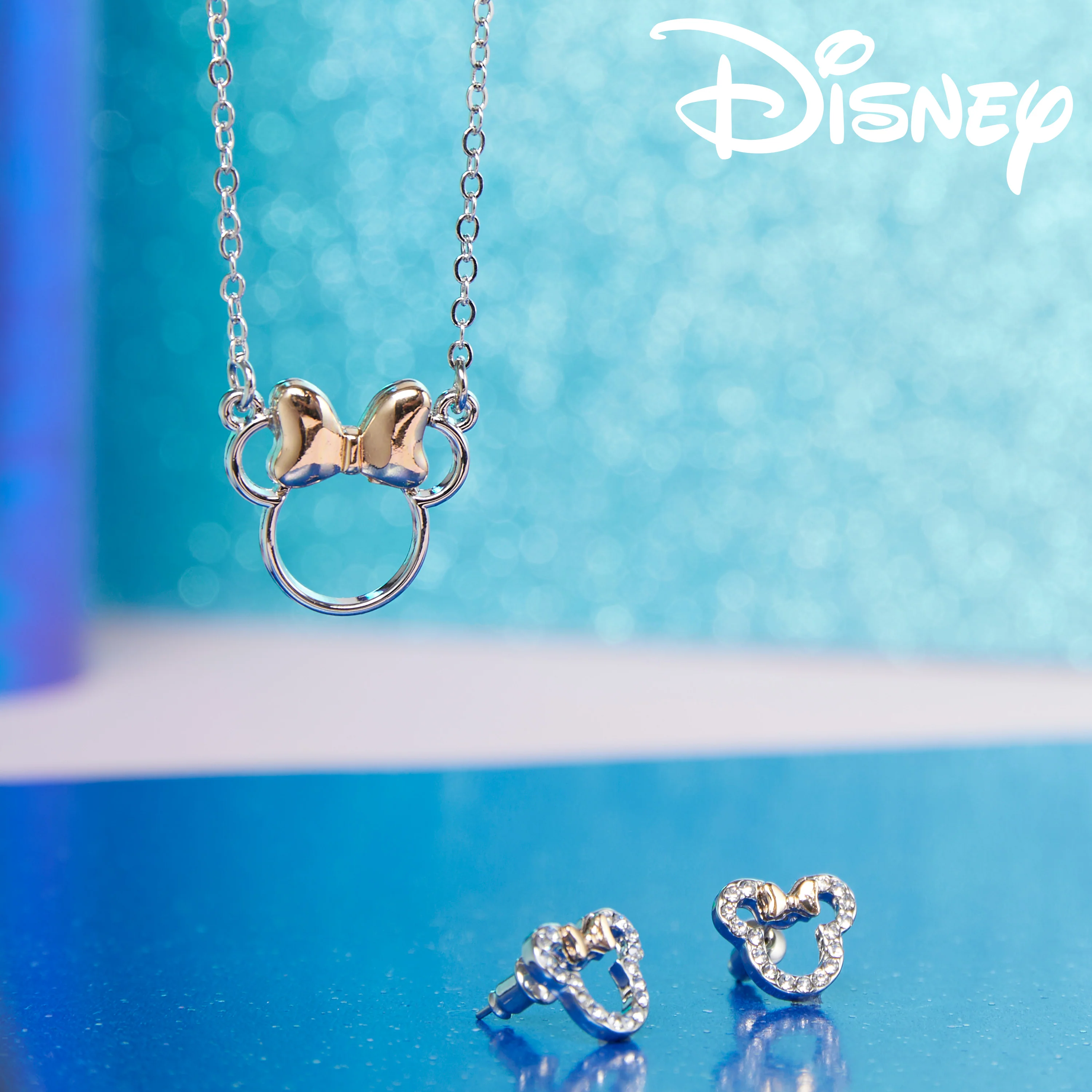 Disney Jewellery Set - Earrings, Bracelet & Necklace - Minnie - Image 2