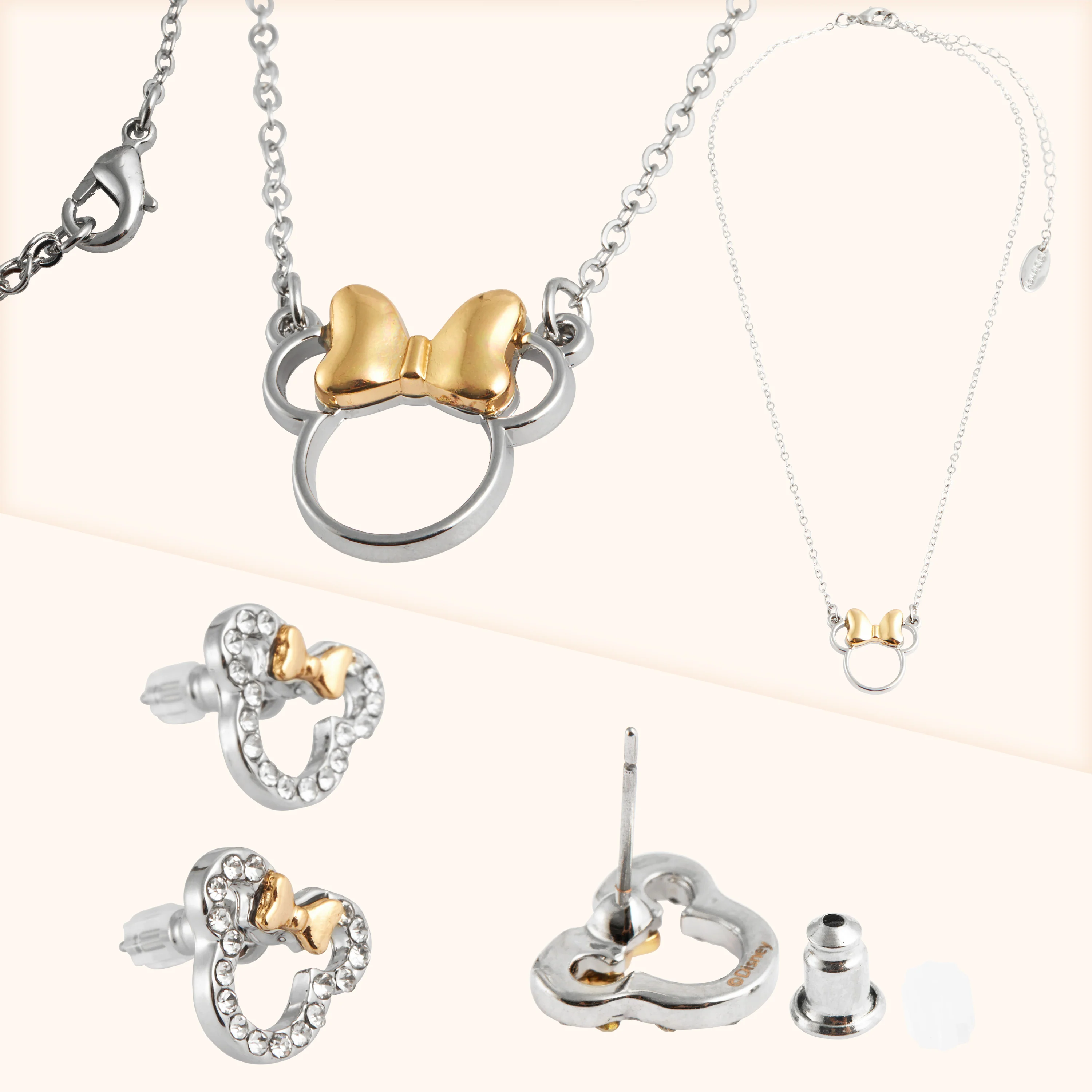 Disney Jewellery Set - Earrings, Bracelet & Necklace - Minnie - Image 4