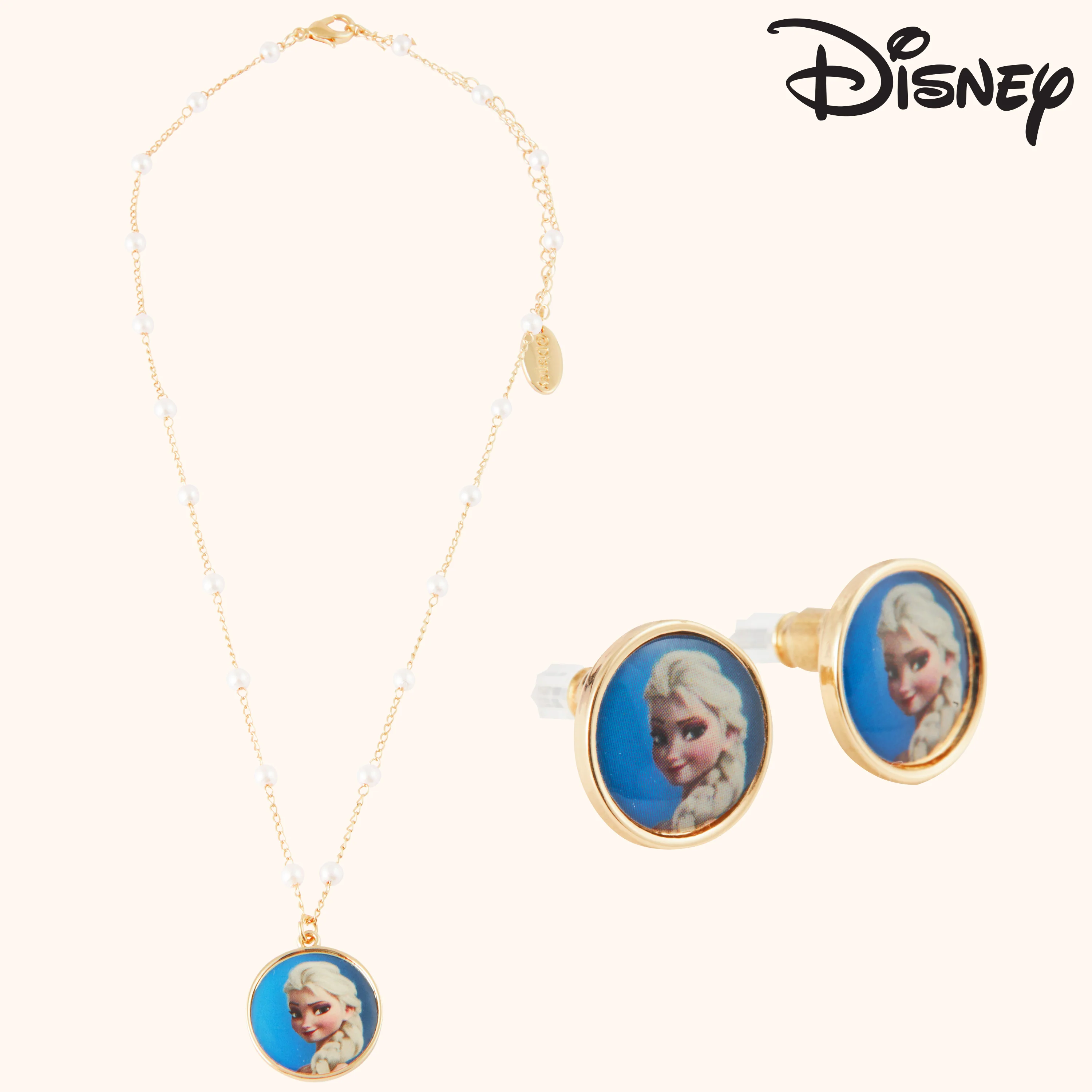 Disney Jewellery Set - Earrings & Necklace - Elsa - Image 6
