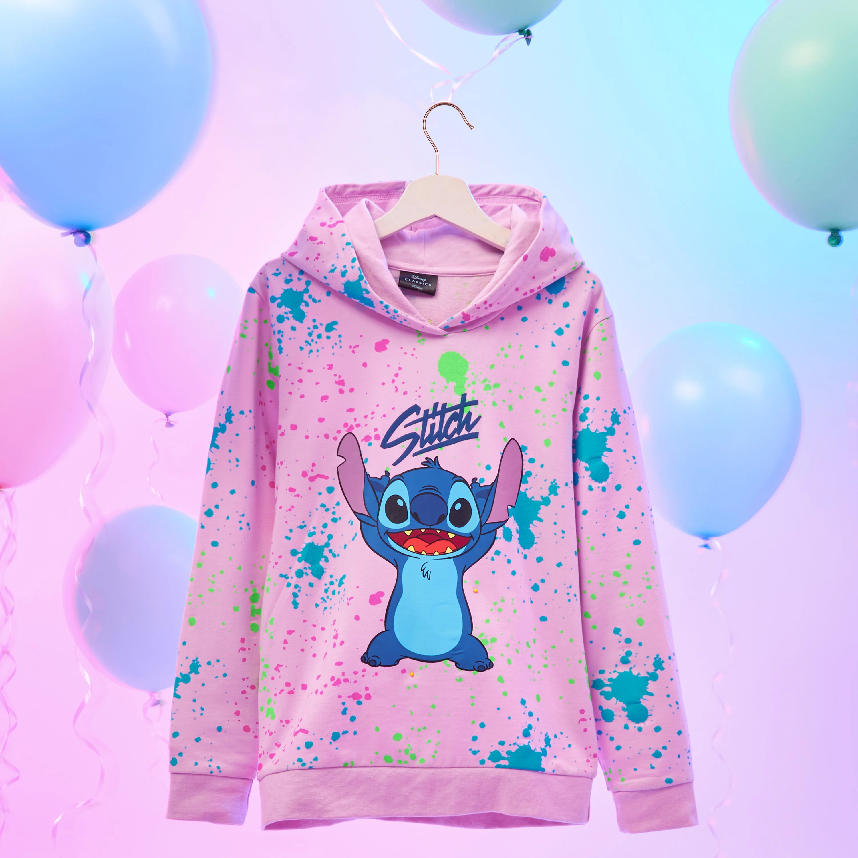 Disney Stitch Hoodie for Girls Teens, Warm Hooded Sweatshirt Soft Fashion Jumper Casual Activewear Long Sleeve Pullover Stitch Gifts - Image 2
