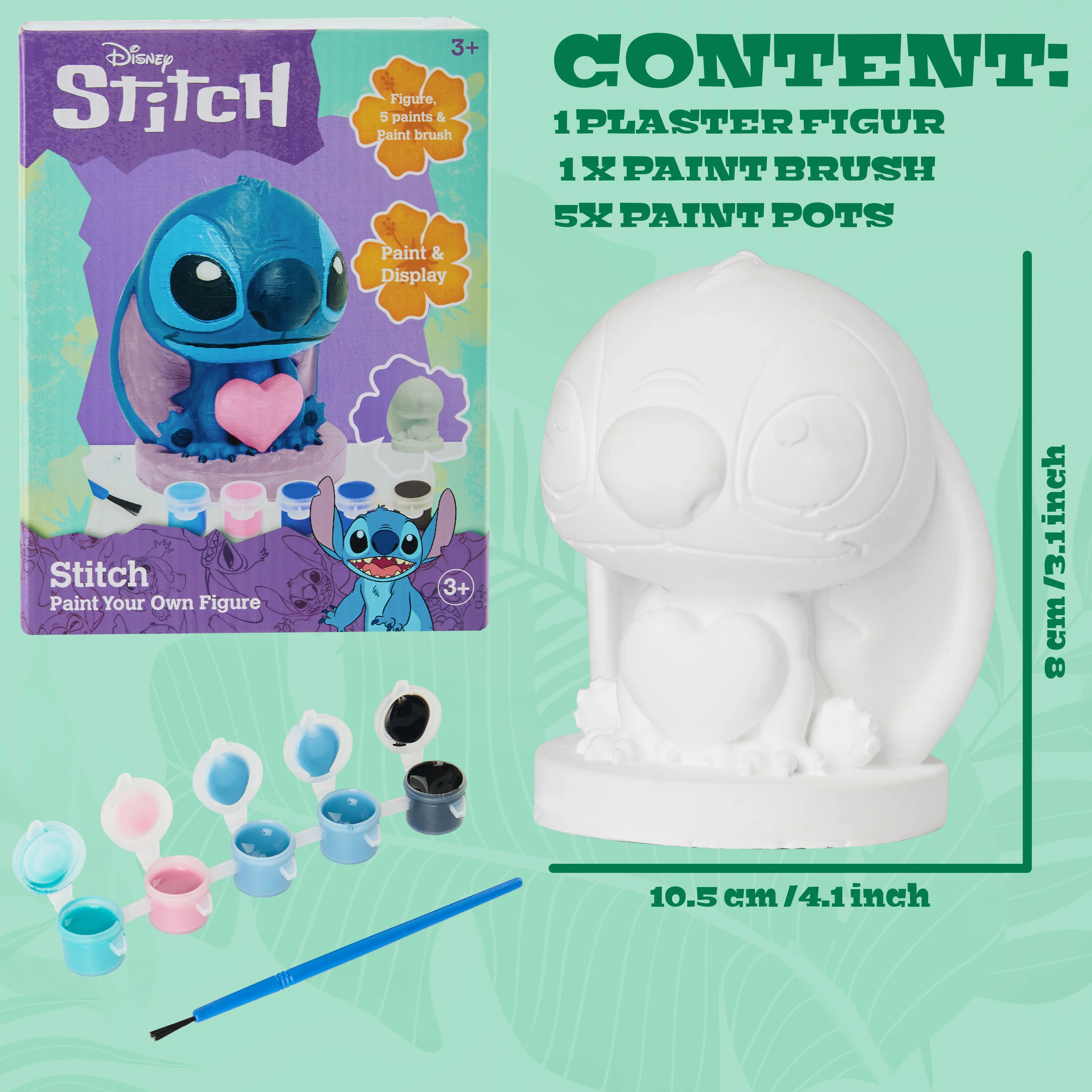 Stitch Paint Your Own Plaster Figures Set for Kids Teenagers DIY Crafts Art Set Activity - Stitch Gifts (Multi Stitch - 1 Pack) - Image 6
