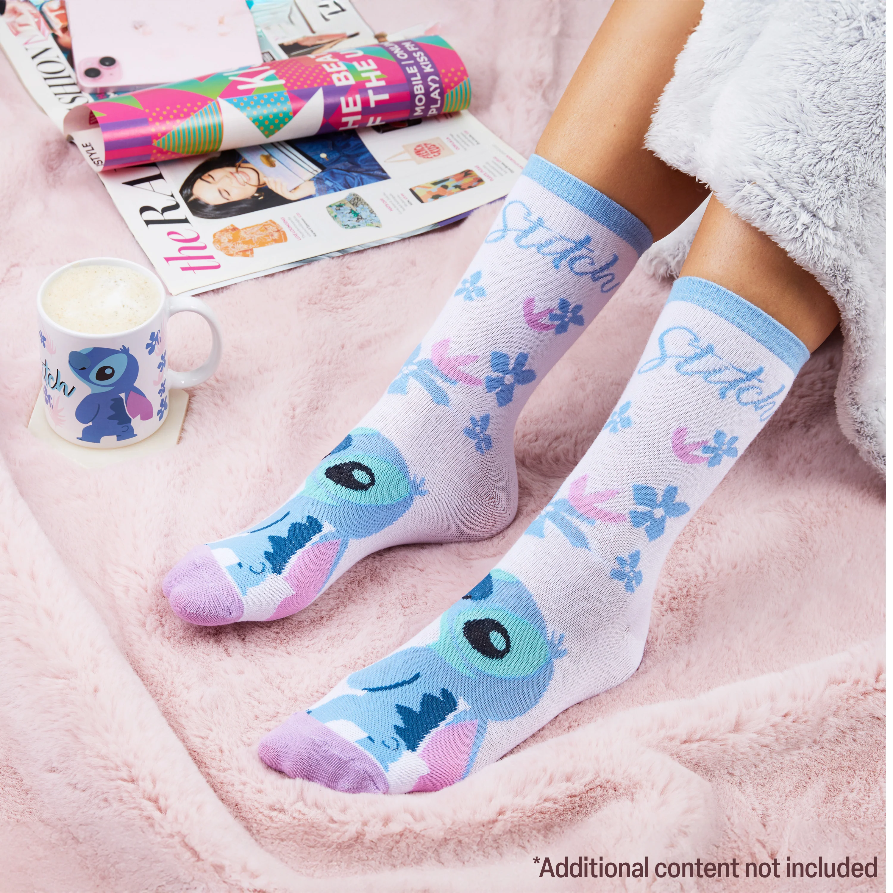 Disney Stitch Mug and Socks Gift Set for Women Calf Socks and Mug Stitch Gifts - Image 2