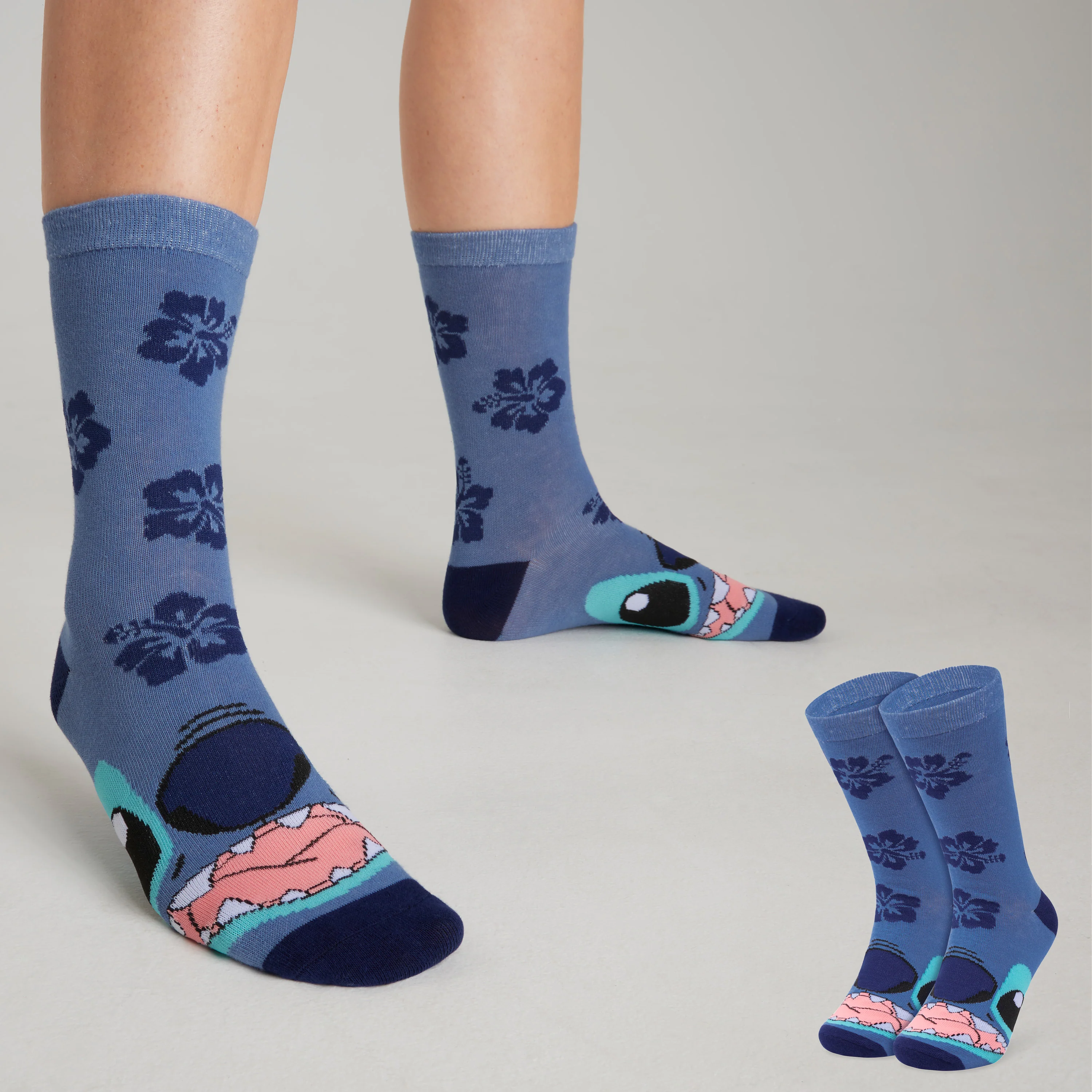 Disney Stitch Mug and Socks Gift Set for Women - Dark Blue Stitch - Image 3