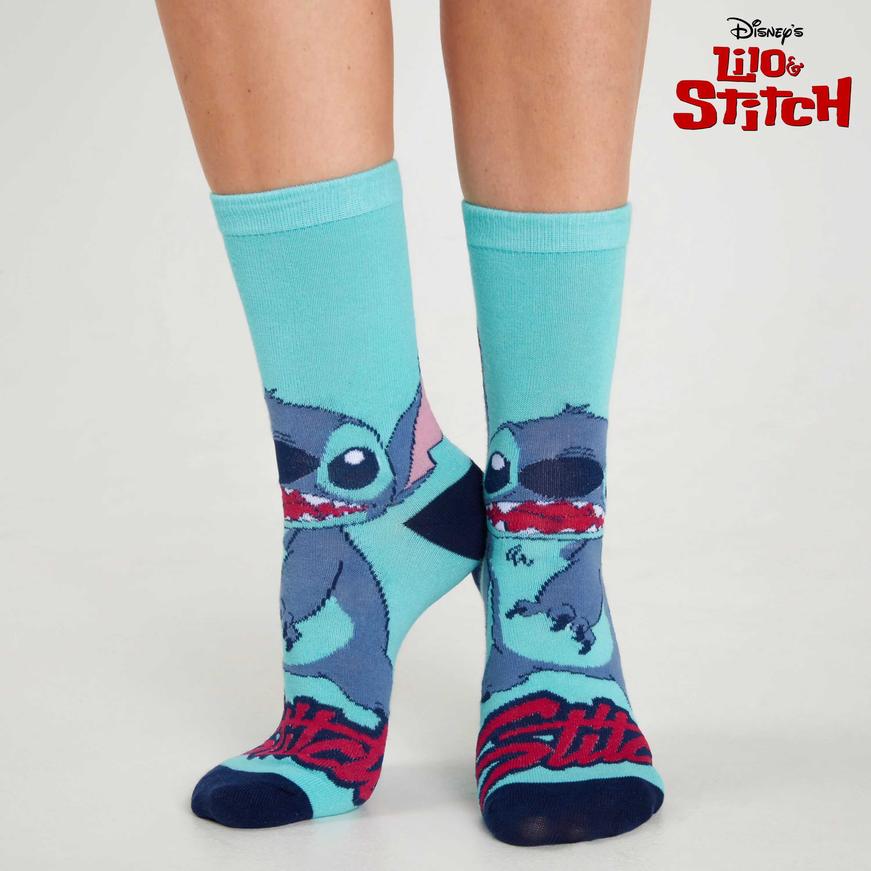 Disney Stitch Mug and Socks Gift Set for Women Teenagers Cute Ceramic Mug Soft Calf Socks, - Image 4
