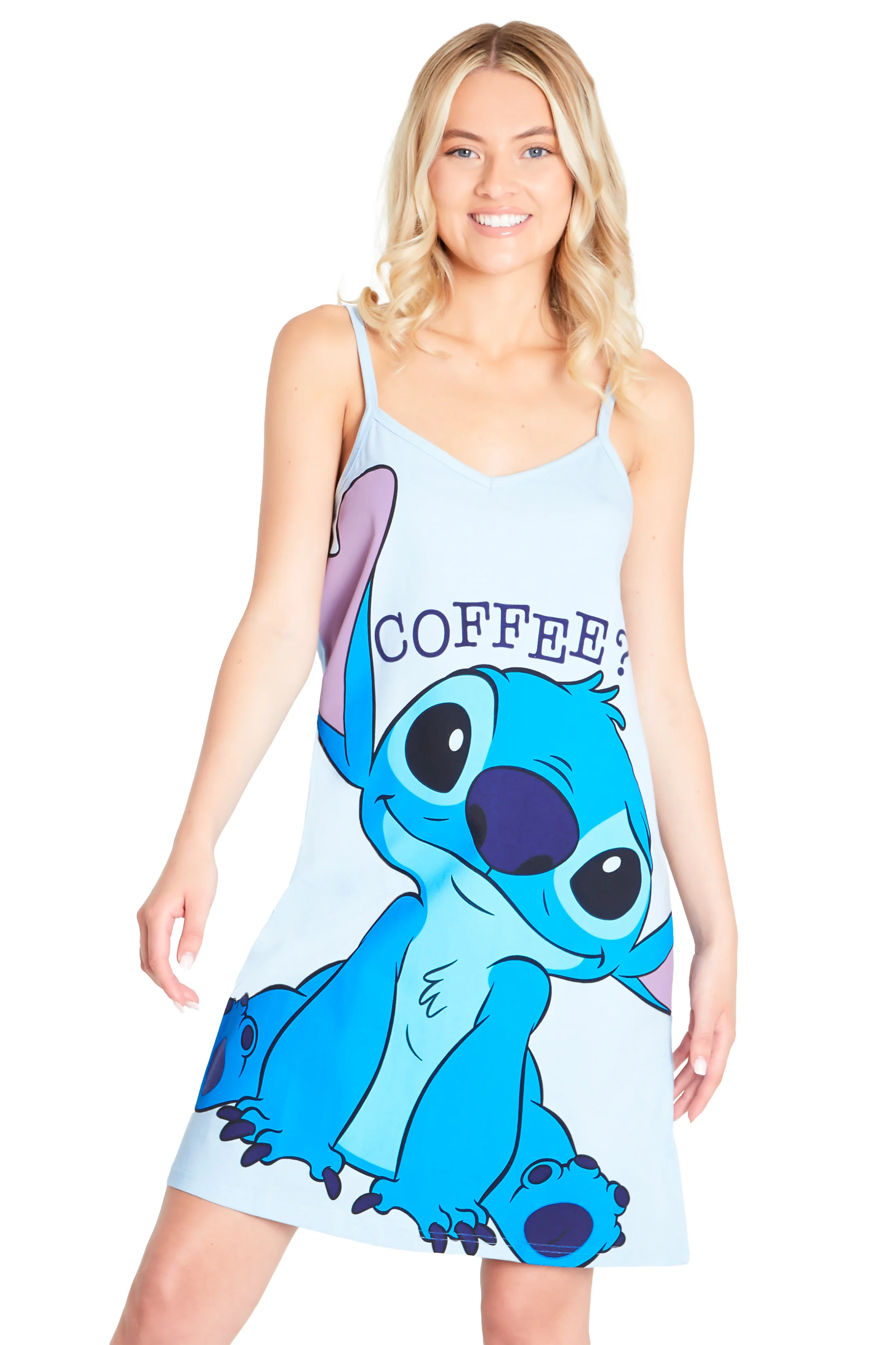 Disney Stitch Nightdress Cotton Strappy Nightie Stitch Gifts for Women