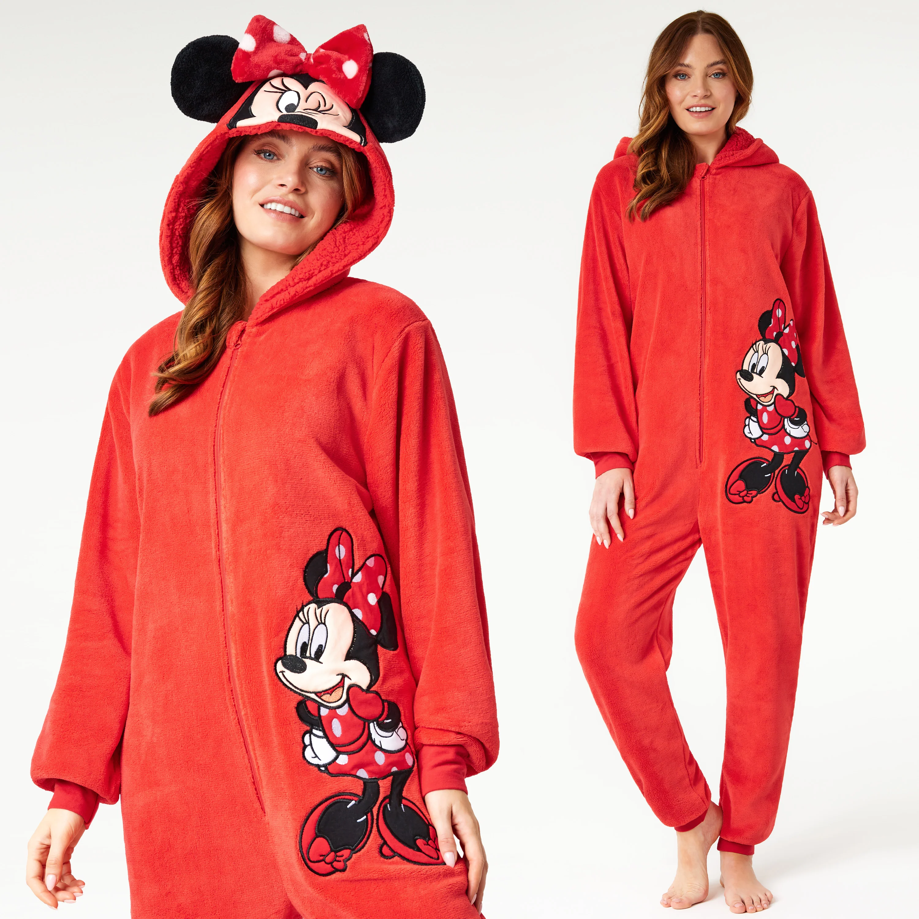 Disney Stitch Onesies for Women - Fluffy Minnie Mouse Eeyore Maleficent Onesie Pyjamas - Image 2