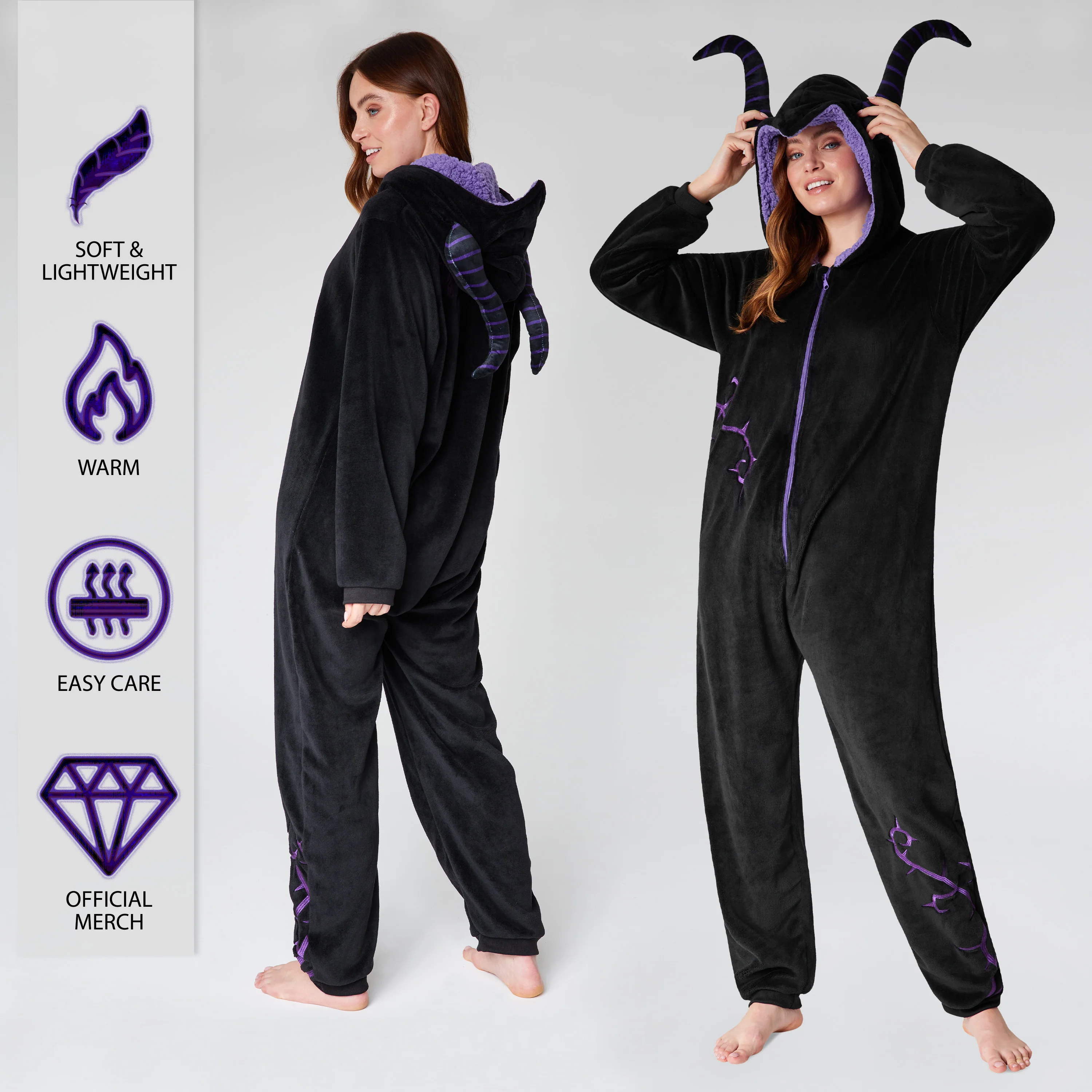 Disney Onesies for Women - Disney Onesies for Women - Maleficent - Image 5