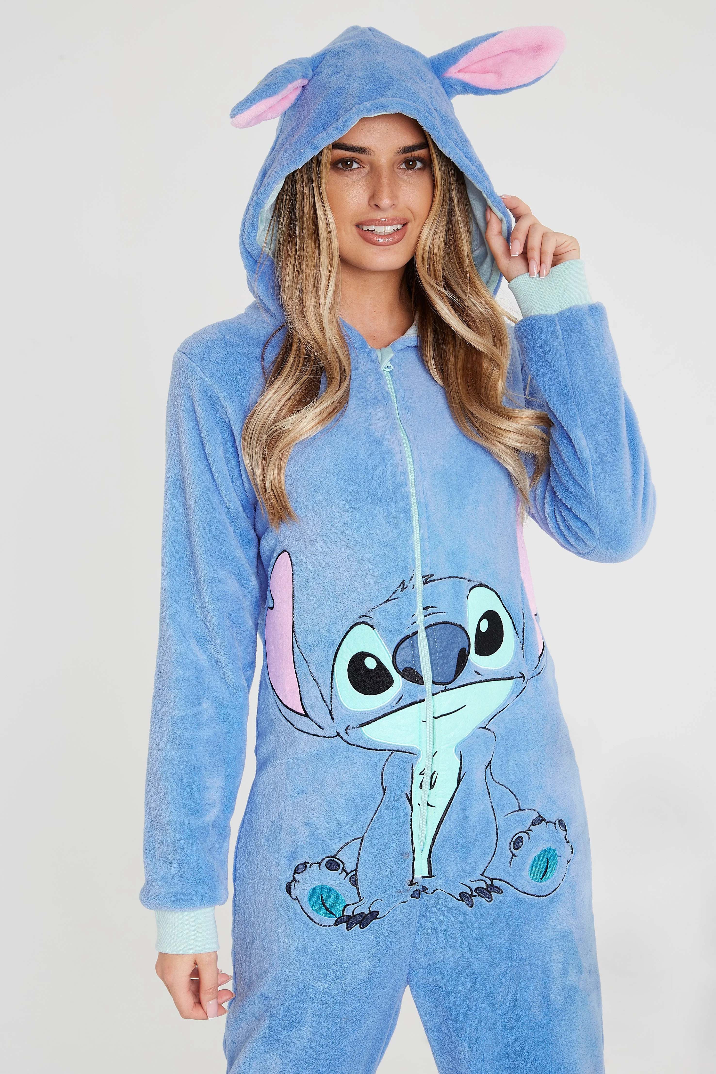 Disney Stitch Onesies for Women - Fluffy Minnie Mouse Eeyore Maleficent Onesie Pyjamas Lounge Wear - Stitch Gifts - Image 5
