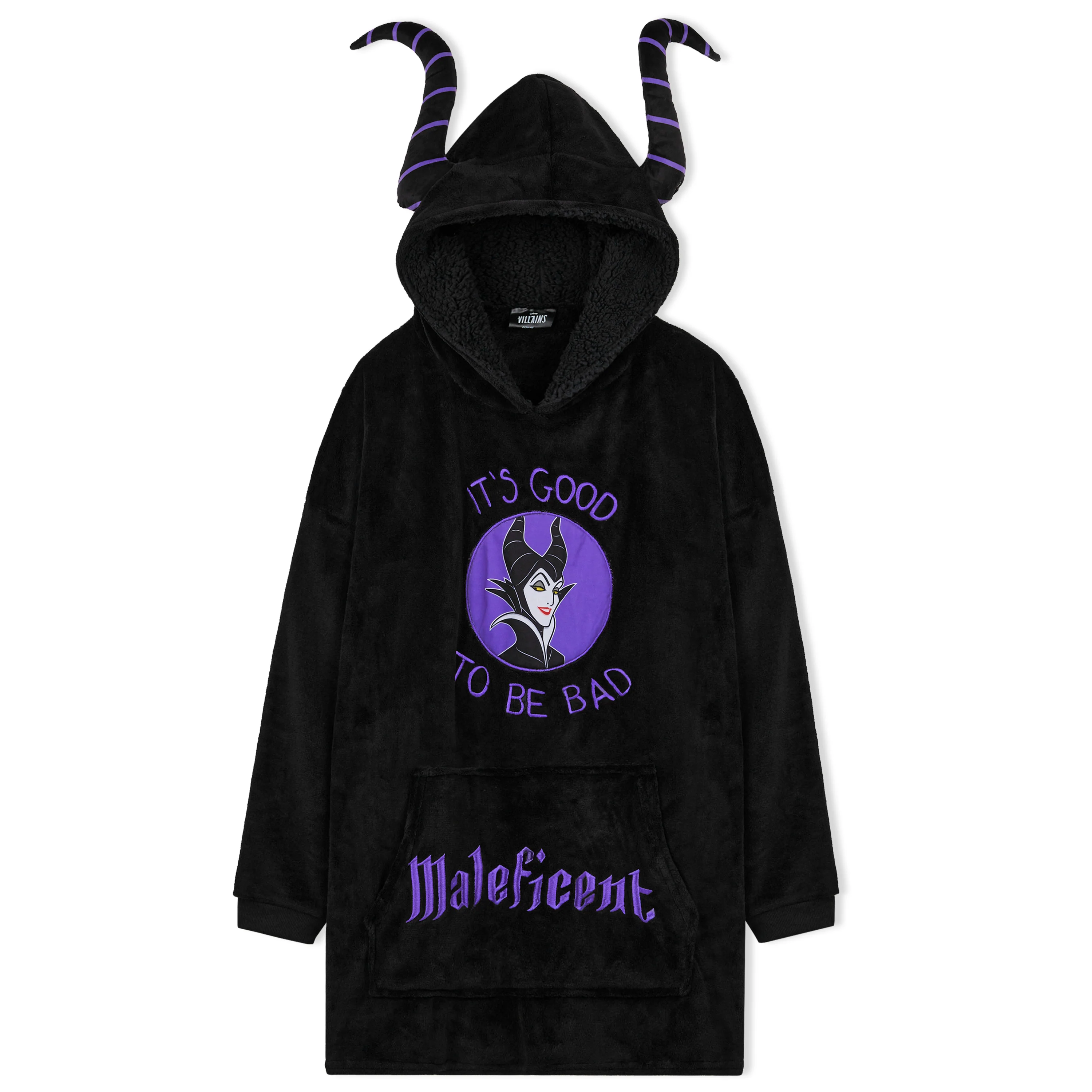 Disney Fleece Hoodie for Adults and Teenagers Oversized Hooded Poncho One Size - Stitch Gifts - Image 2