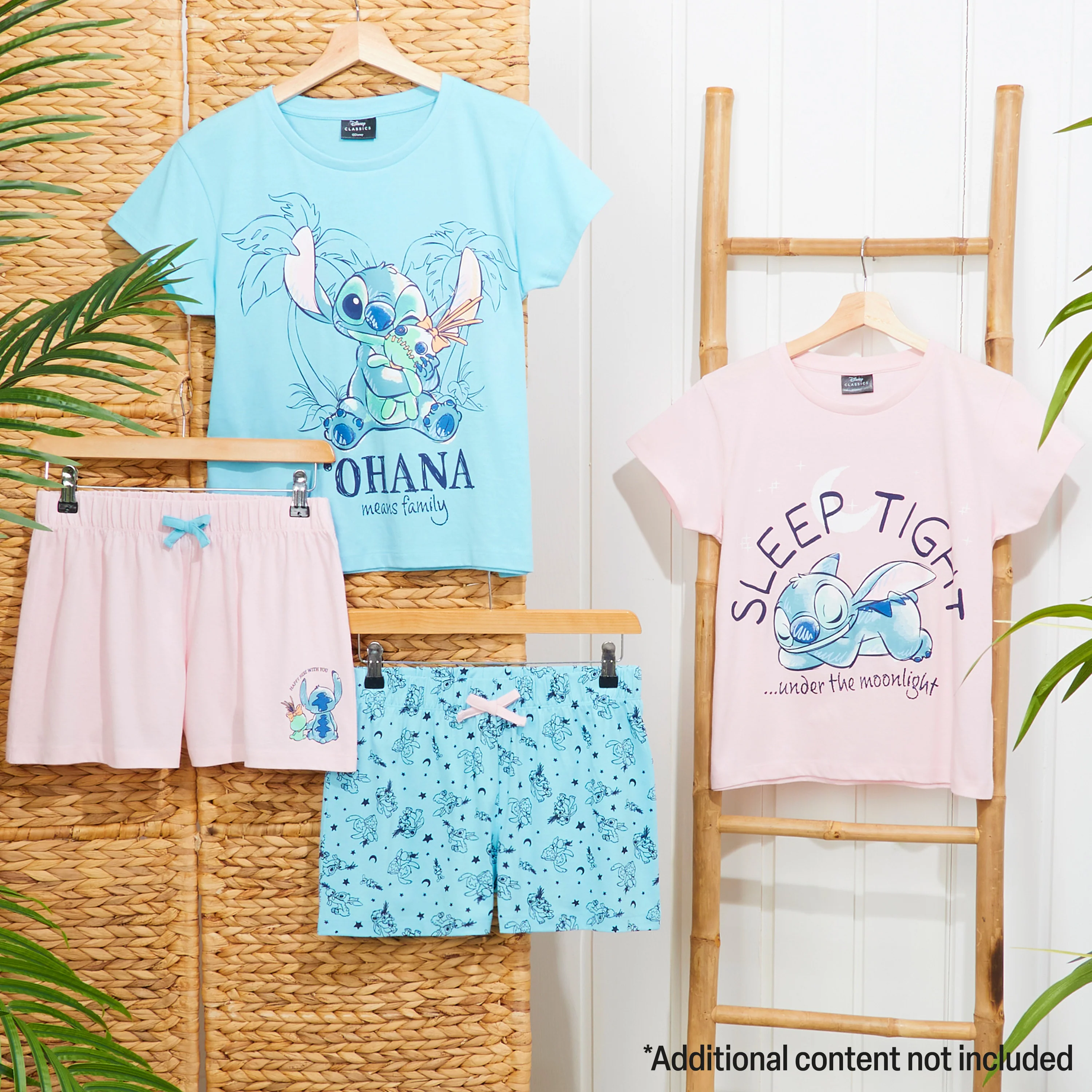 Disney Stitch Pyjamas for Women Short Sleeve PJs Set 2 Pack Lounge Sets Nightwear - Image 5