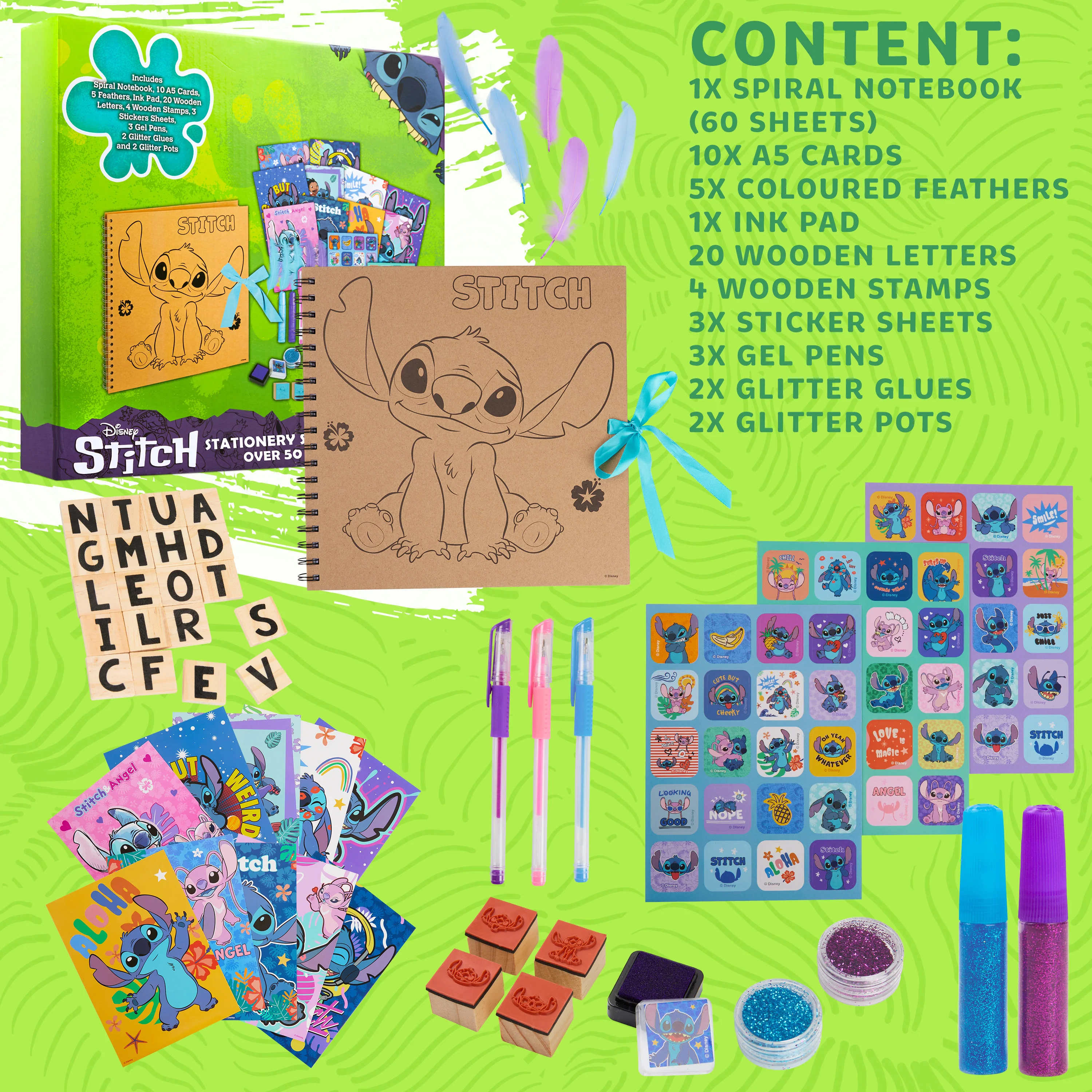 Disney Stitch Scrapbook Kit Kids Teenagers Craft Set Art Supplies Scrapbook Accessories Stickers Gel Pens Stitch Gifts - Image 6