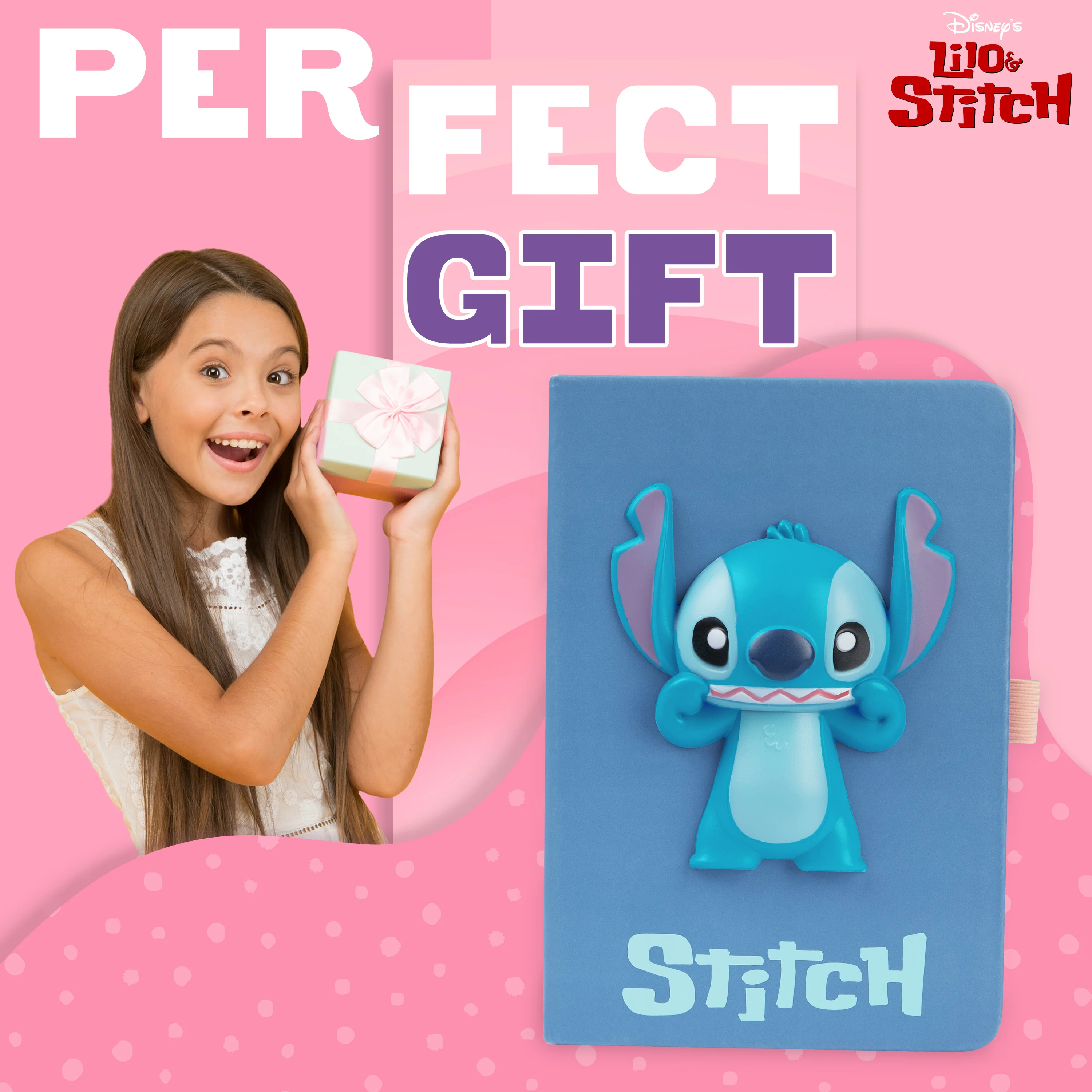 Disney Stitch Stationery Set A5 Notebook and Pen Gift Set - Image 3