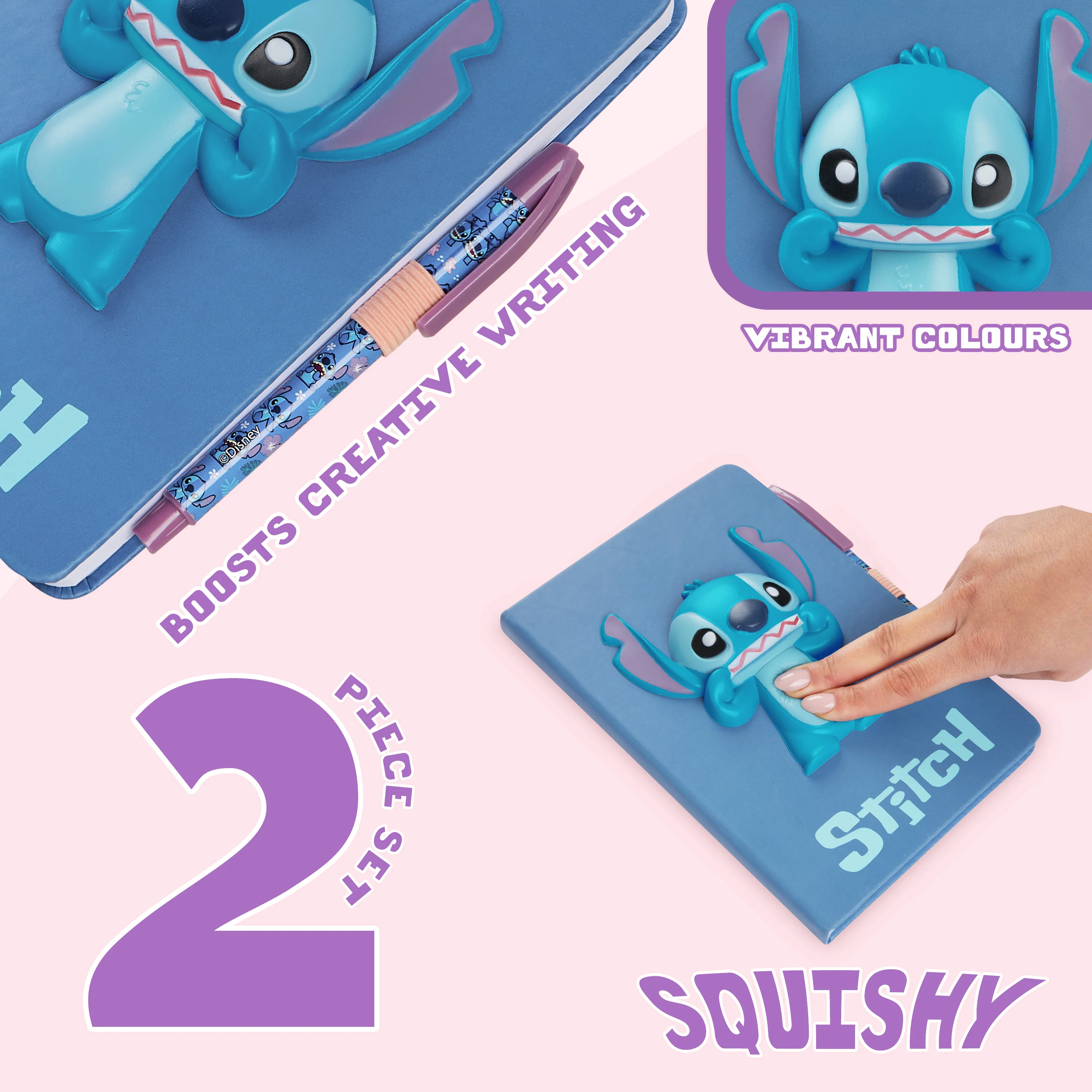 Disney Stitch Stationery Set A5 Notebook and Pen Gift Set - Image 4