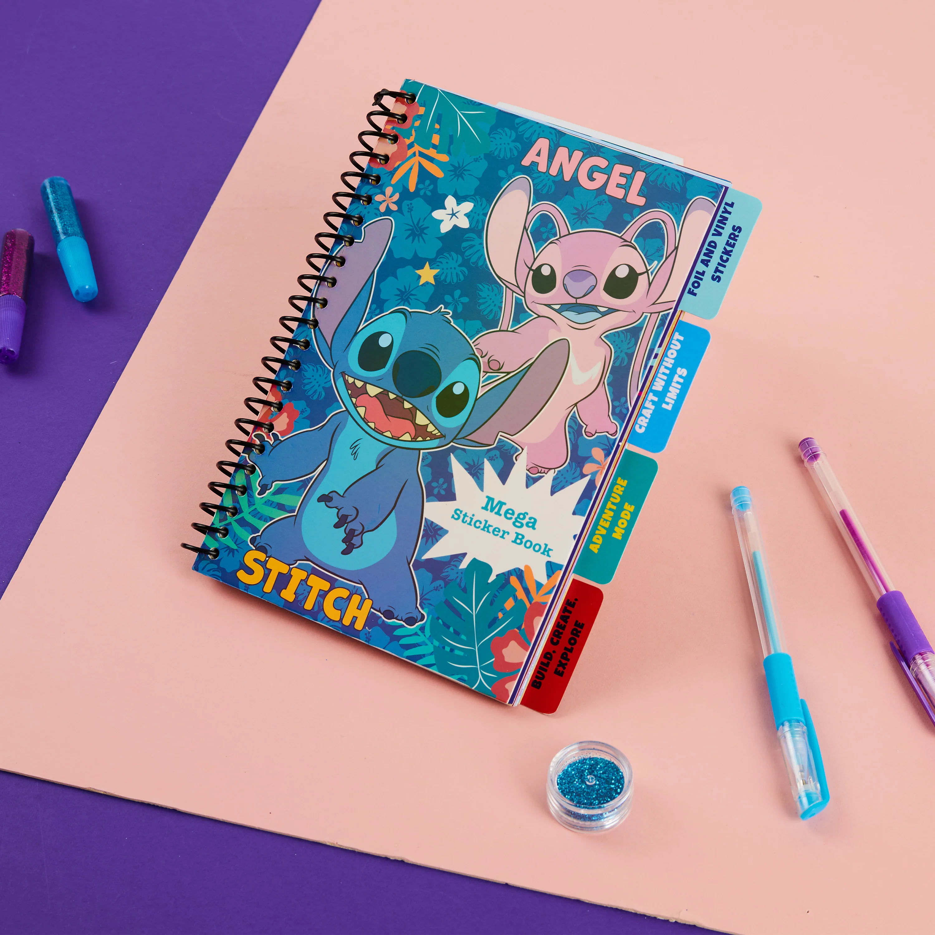 Disney Stitch Sticker Book for Kids with 28 Sticker Sheets Stickers for Scrapbooking - Image 3