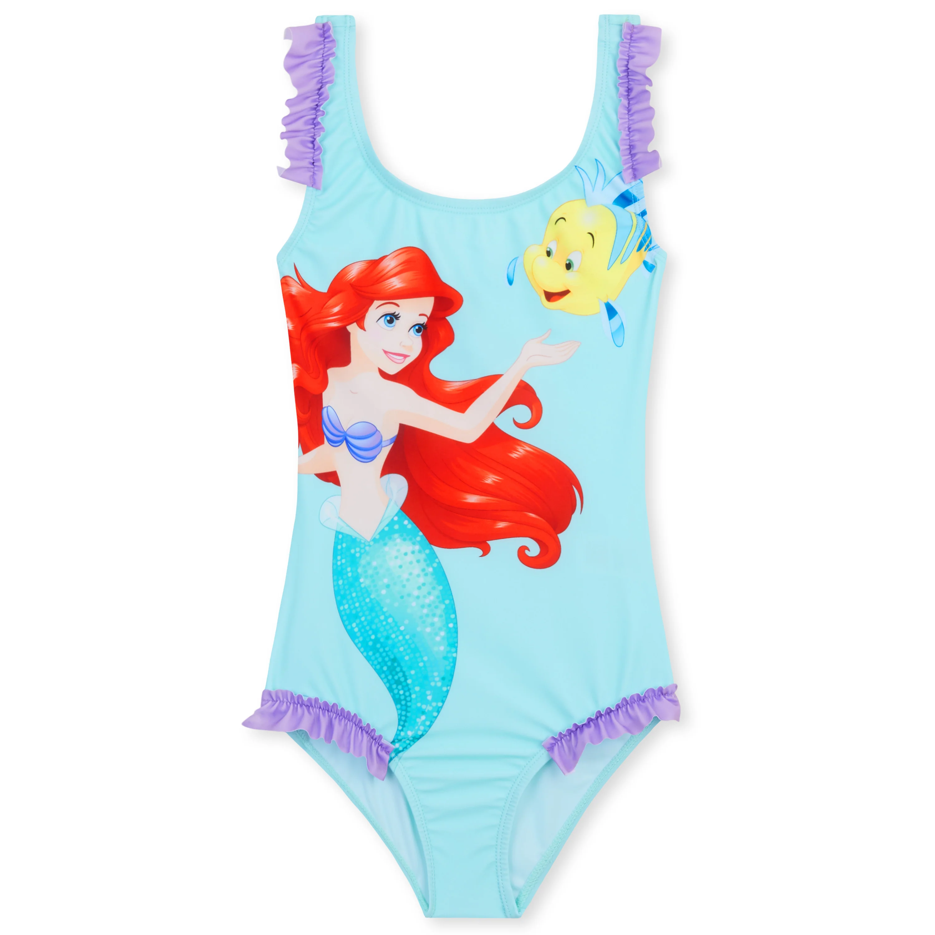 Disney Stitch Swimming Costume Girls One Piece Swimsuit - The Little Mermaid