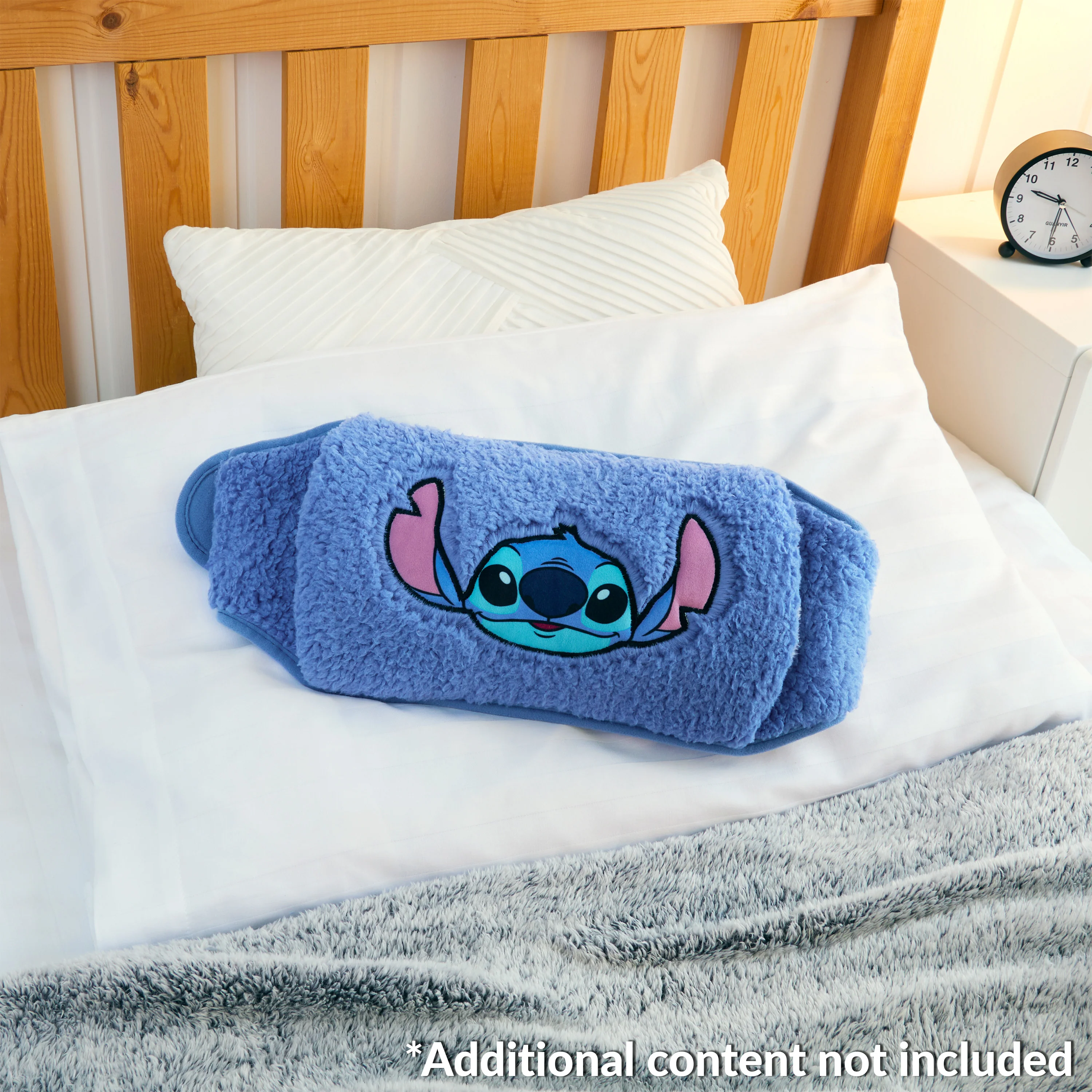 Disney Stitch Wearable Hot Water Bottle Belt Soft Plush Wrap Around Hot Water Bottle Pouch with Hand Pockets 0.8L - Image 3