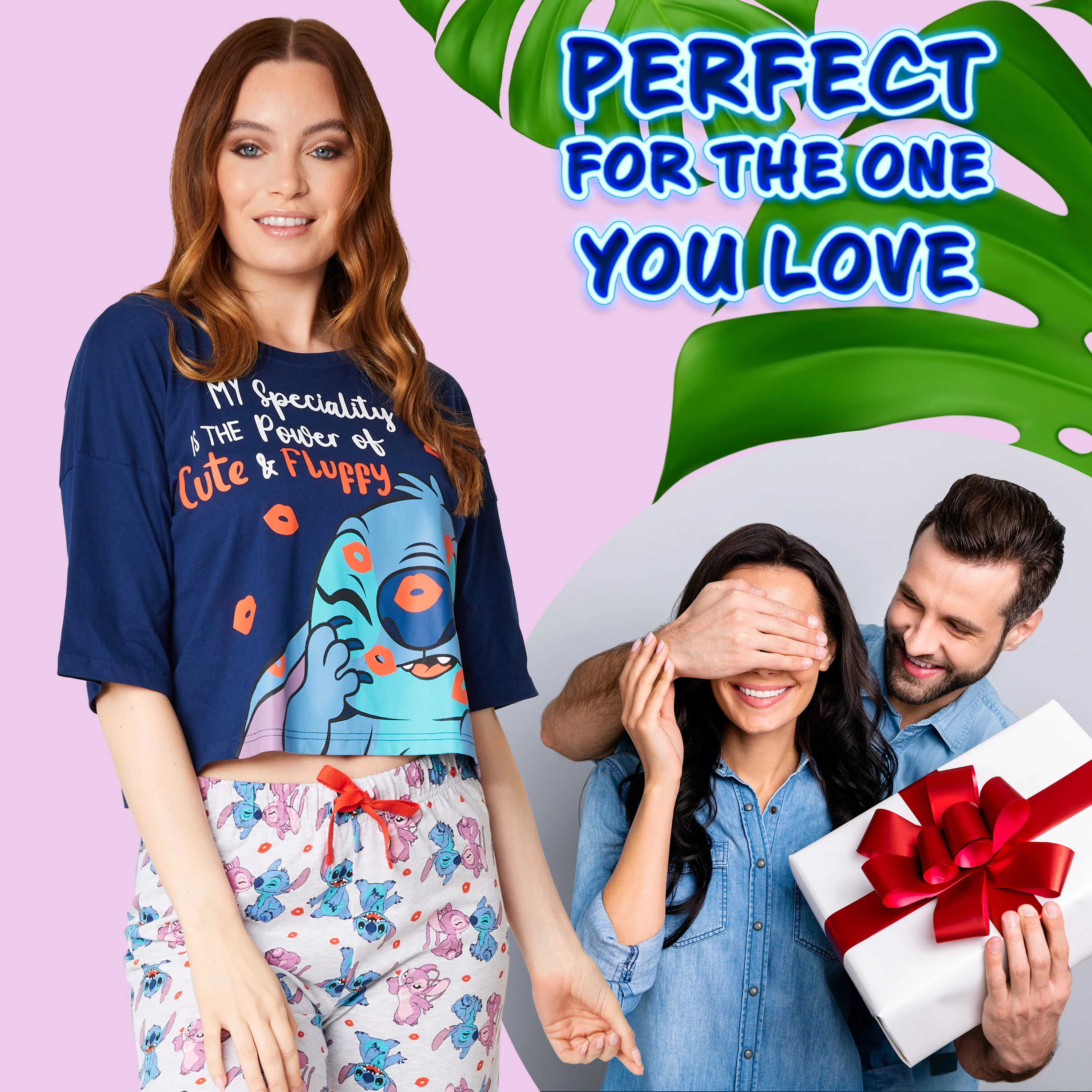 Disney Stitch Womens Pyjamas Set - Nightwear Baby Yoda Long PJs Comfy Lounge Wear S-XL Women Teenagers - Gifts for Women - Image 5