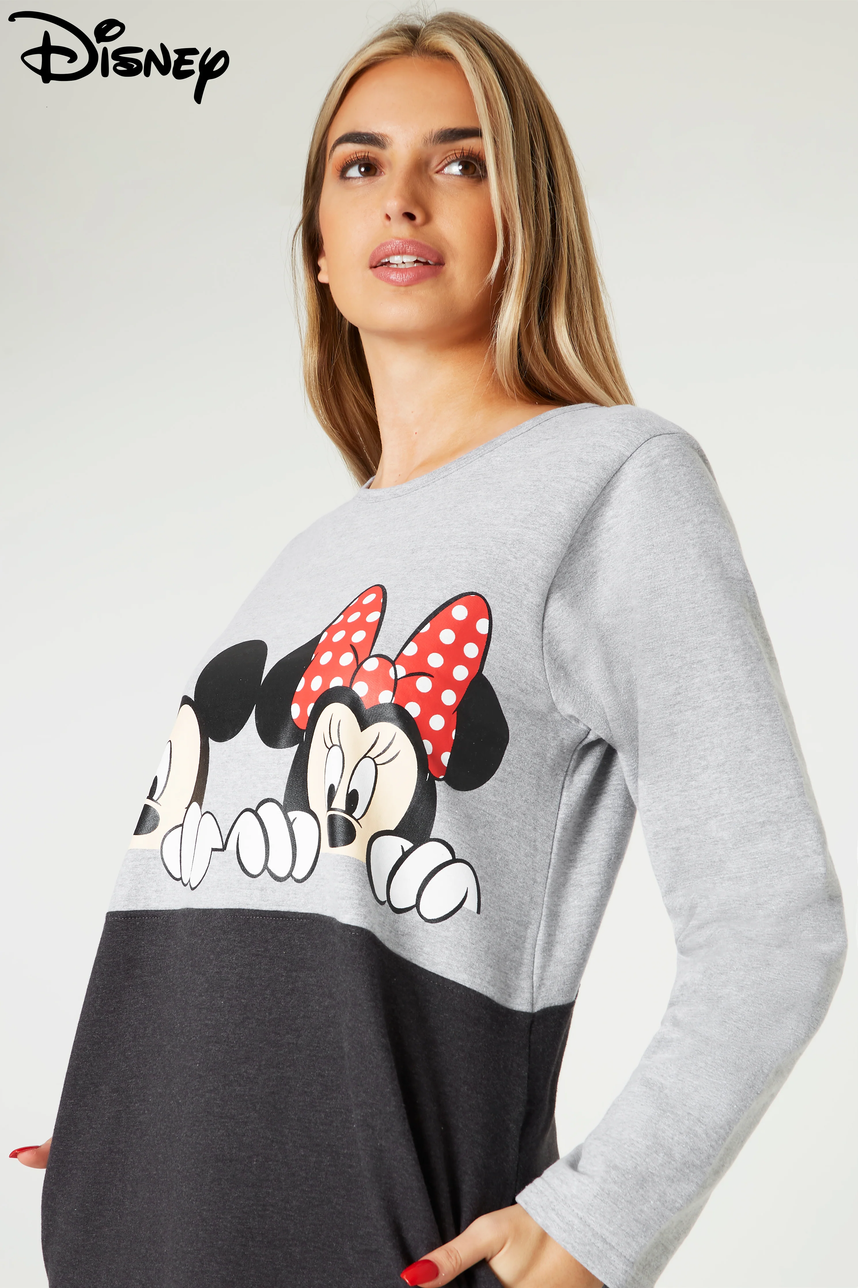 Disney Sweater Dress Mickey Mouse Minnie Mouse Oversized Hoodie Dress - Image 5