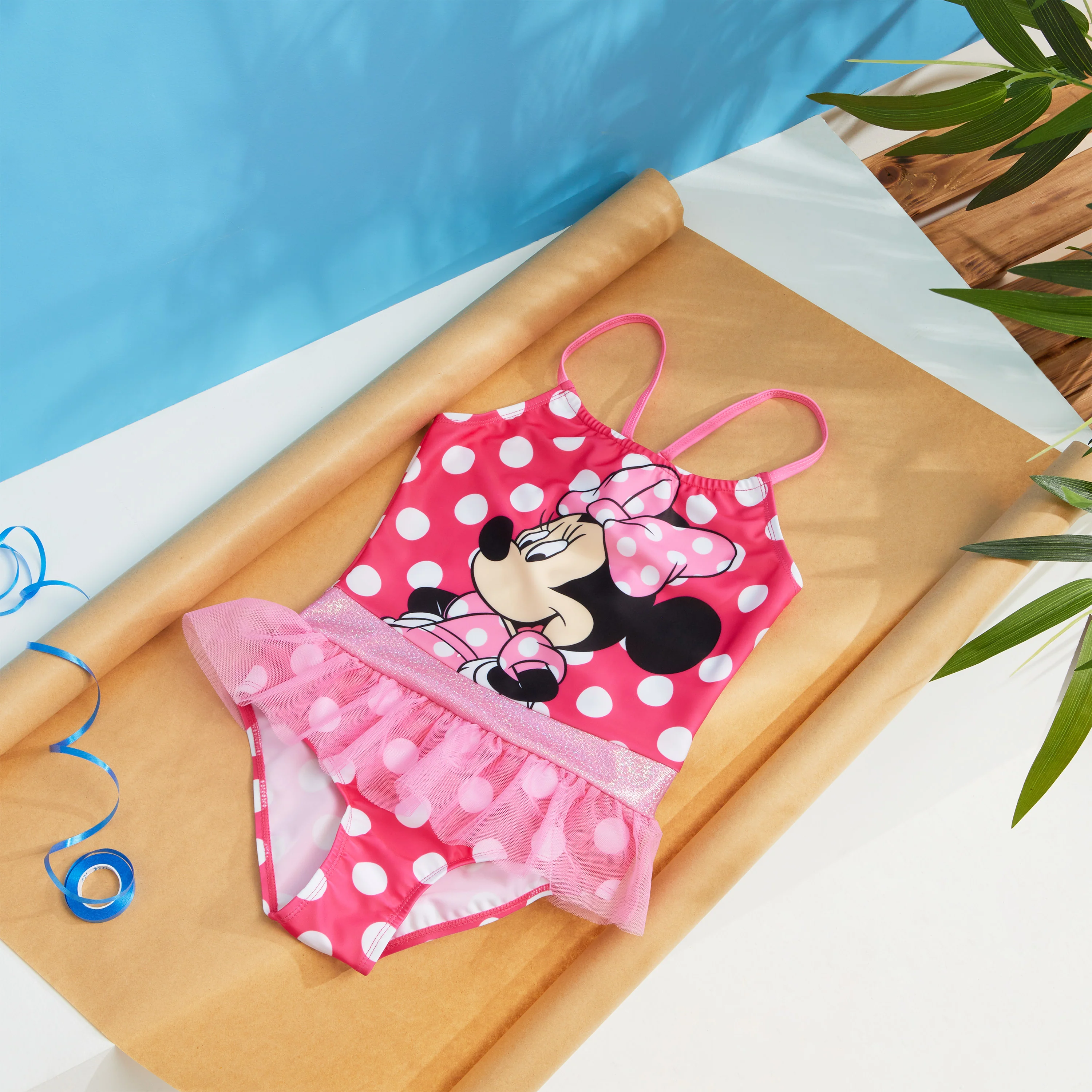 Disney Swimming Costume One Piece Swimsuit - Minnie Mouse - Image 2