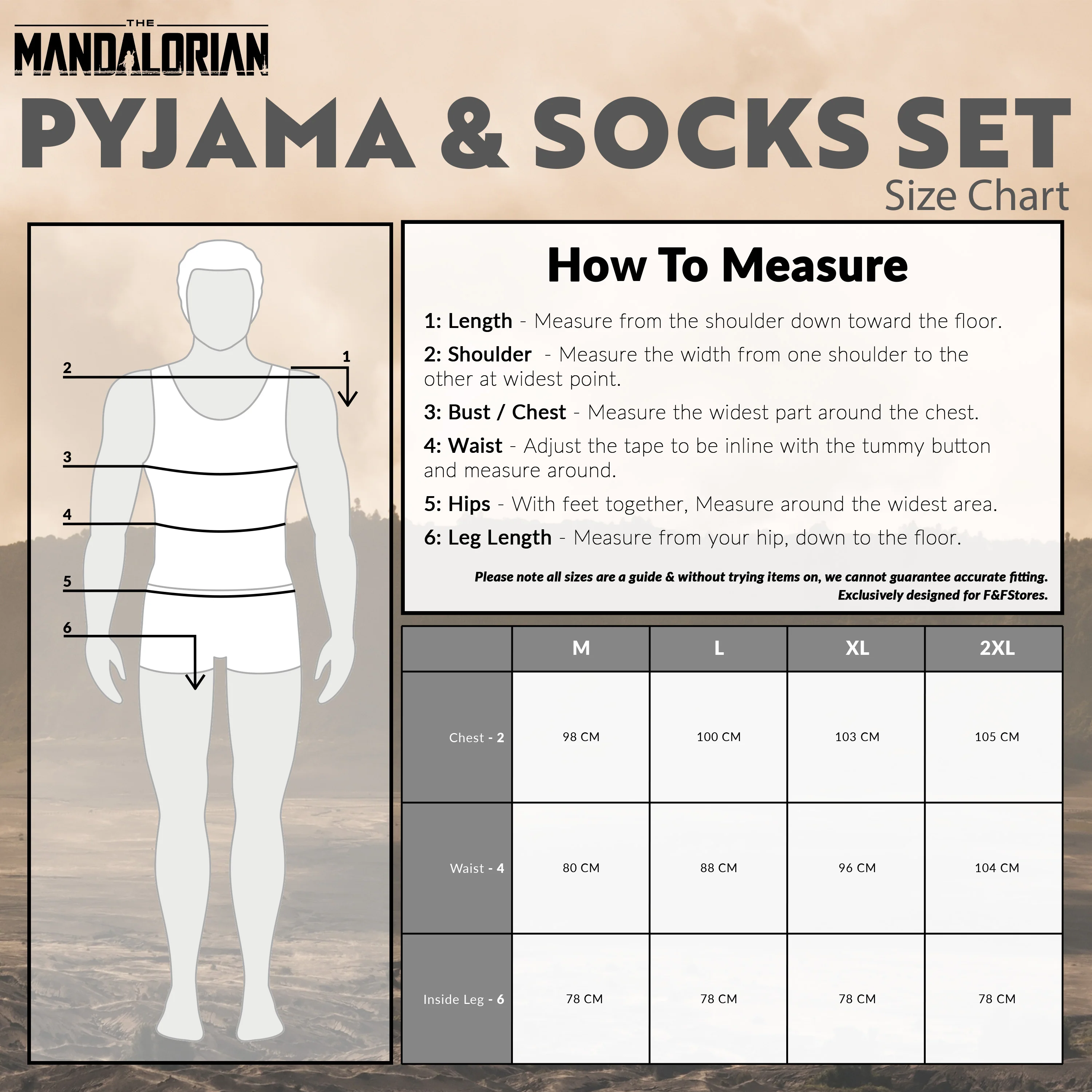 Disney The Mandalorian Mens Pyjamas Set with Fluffy Socks - Image 6